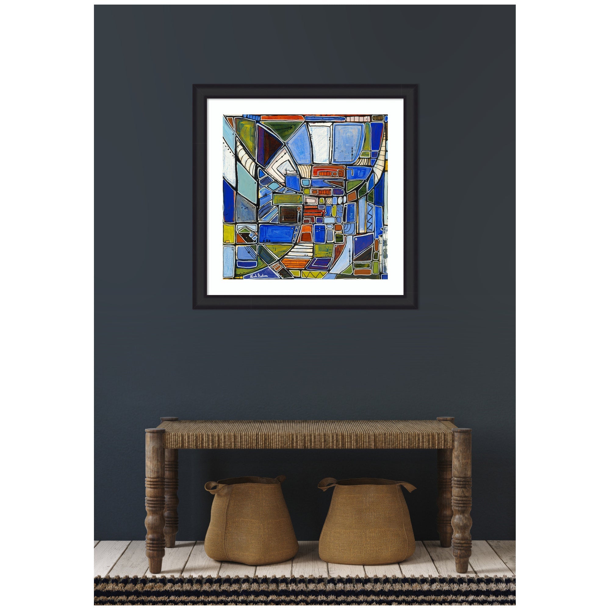 Framed Art Retro Current by Leah Nadeau