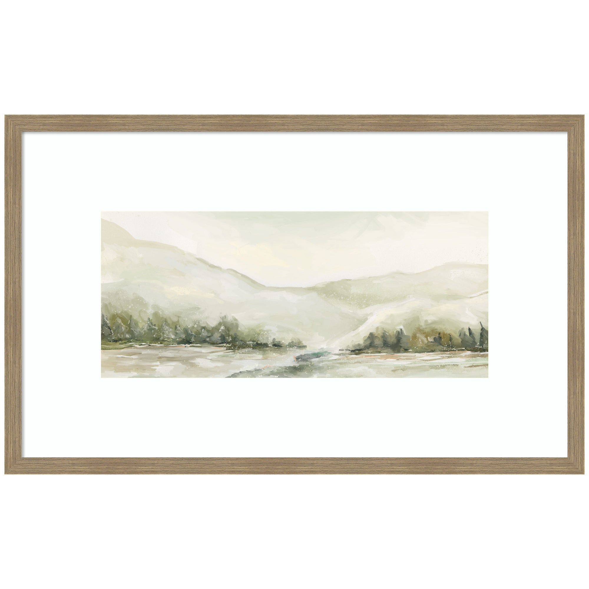 AQ Winter Landscape No.
6 by Annie Quigley Framed Wall Art Print
