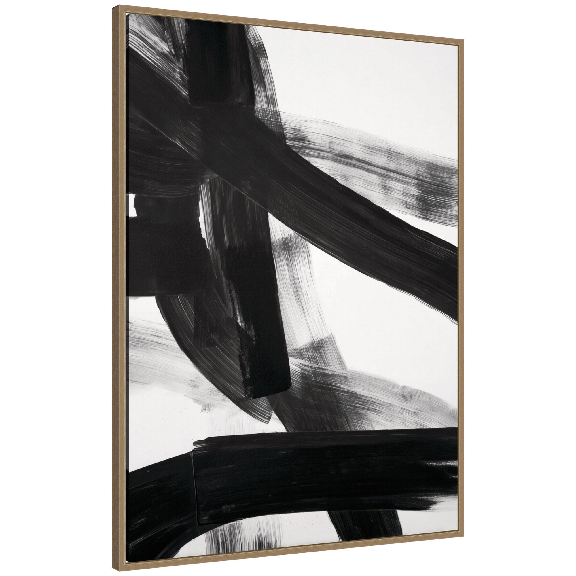 Black Mark No.
1 by Amy Lighthall Framed Canvas Wall Art Print
