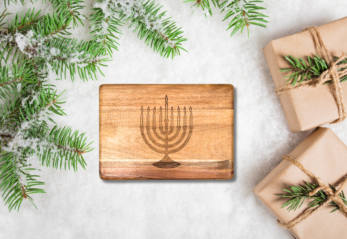 Winter & Christmas Engraved Cheese Board