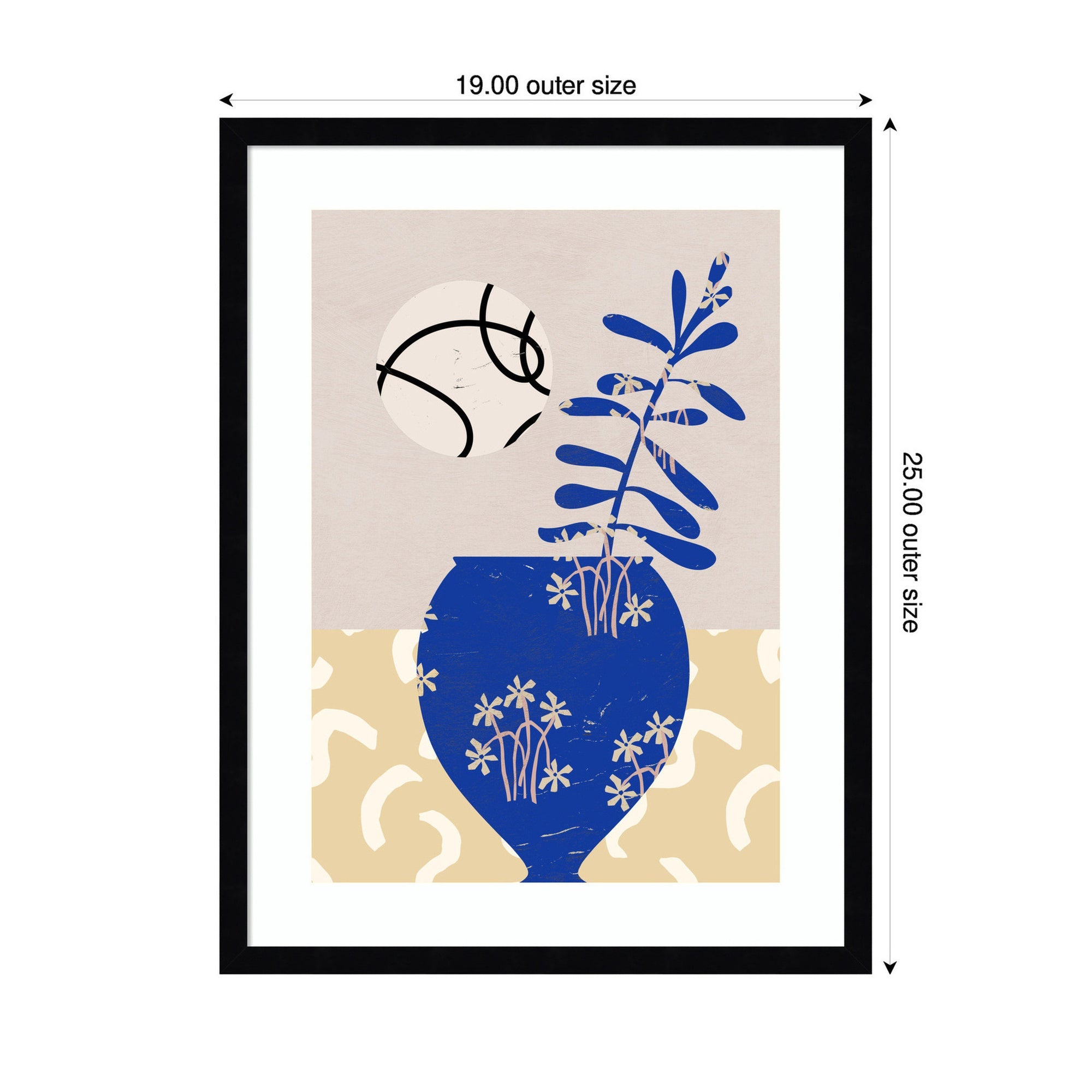 Pottery Poem No3 by Treechild Framed Wall Art Print