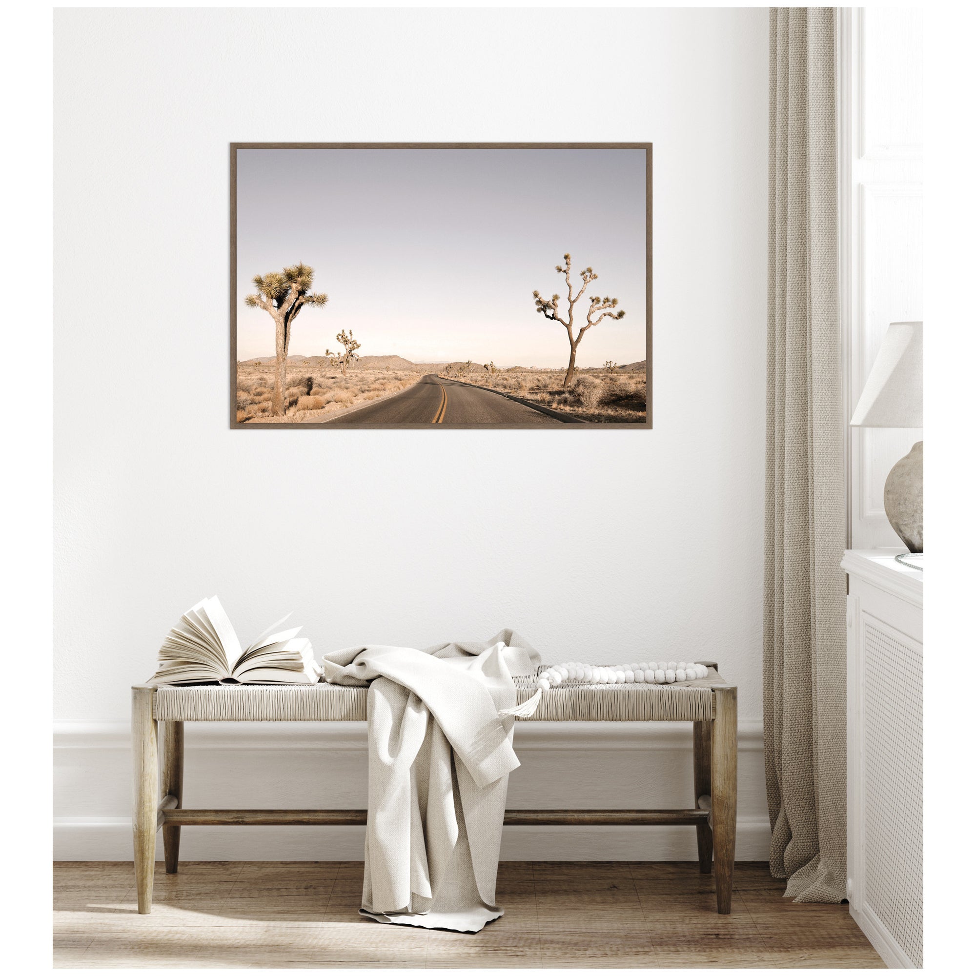 Driving Joshua Tree No.
3 by Alicia Bock Framed Canvas Wall Art Print