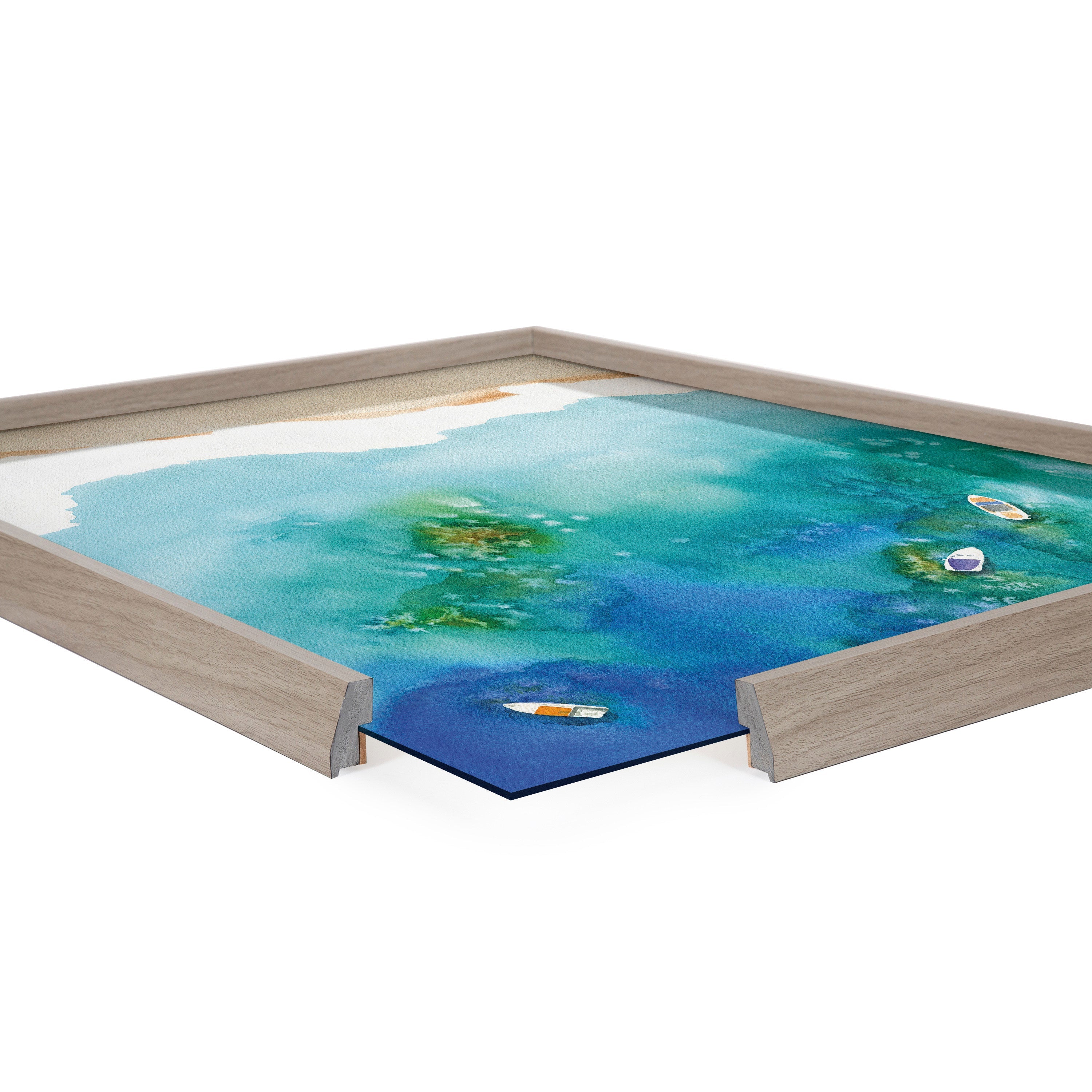 Blake Voyage Framed Printed Glass