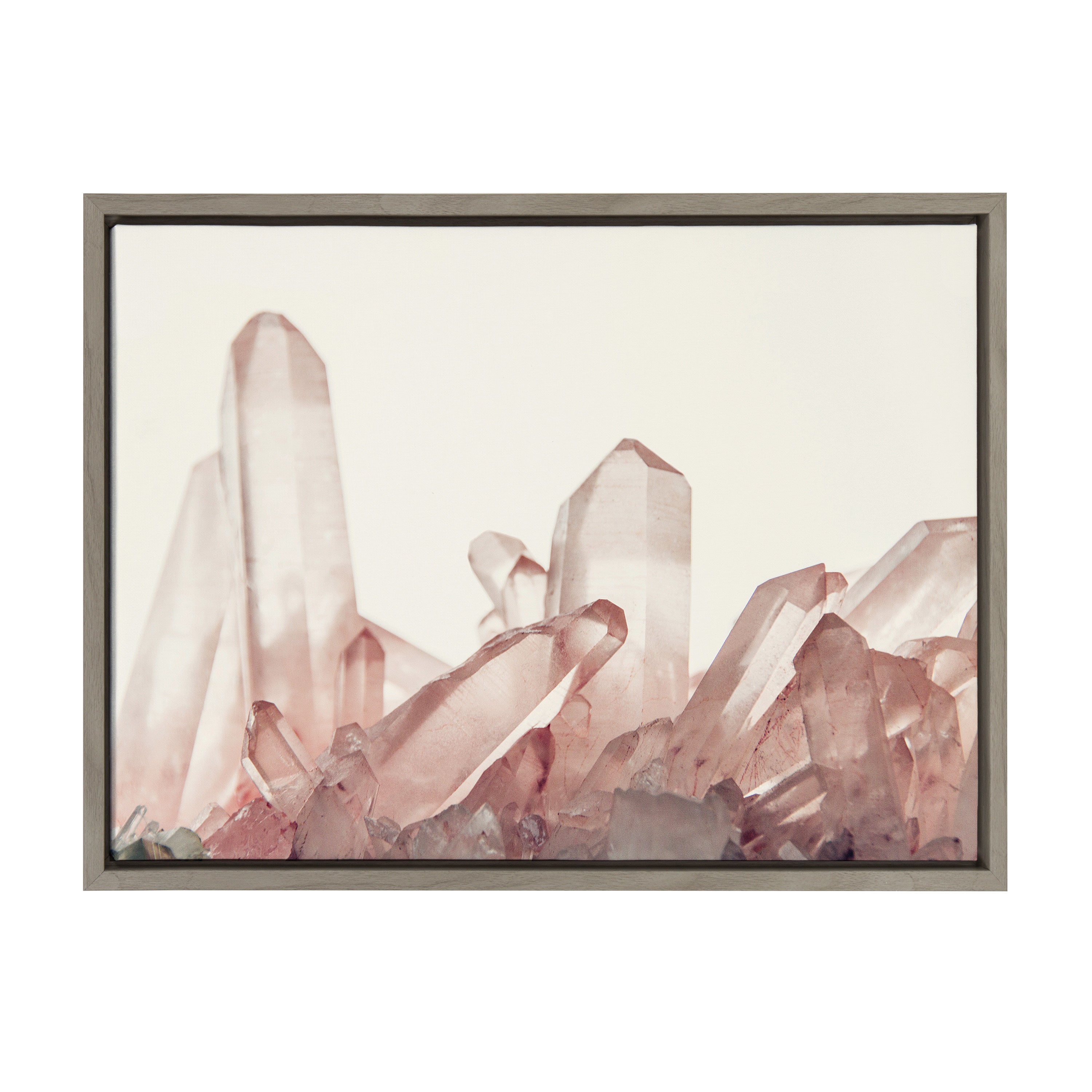Sylvie Pink Quartz Framed Canvas by kateandlaurel - product image 9 for Resin Society