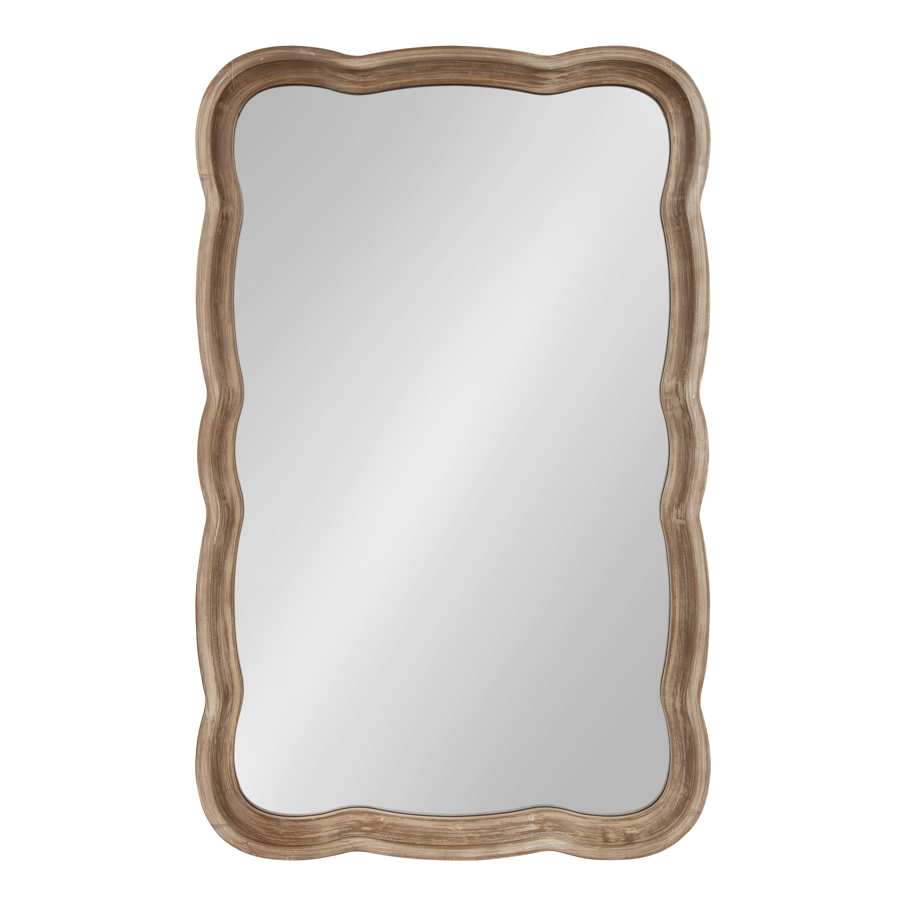 Hatherleigh Scallop Wood Wall Mirror by kateandlaurel - product image 6 for Resin Society