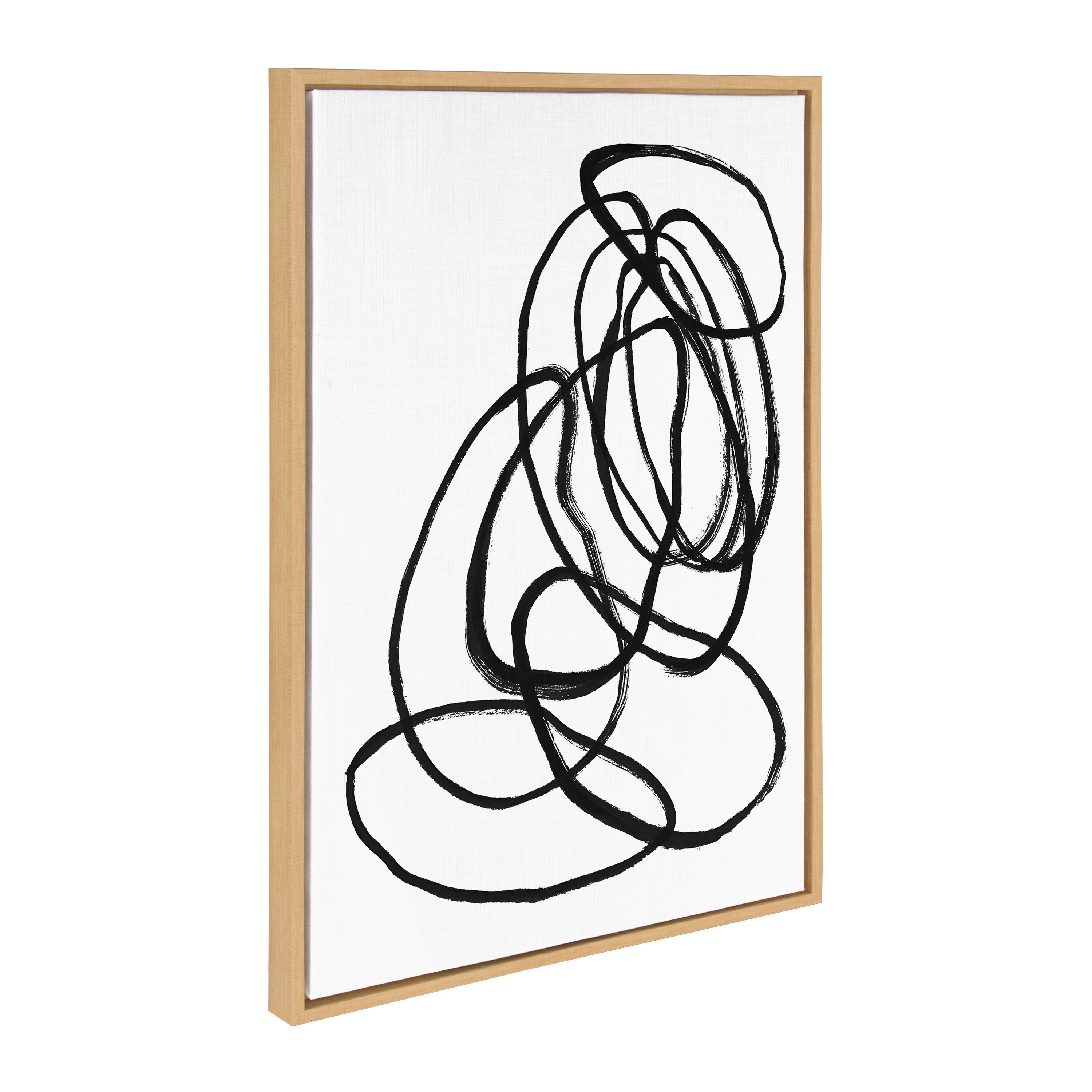 Sylvie Ring of Light 2 Framed Canvas by kateandlaurel - product image 4 for Resin Society