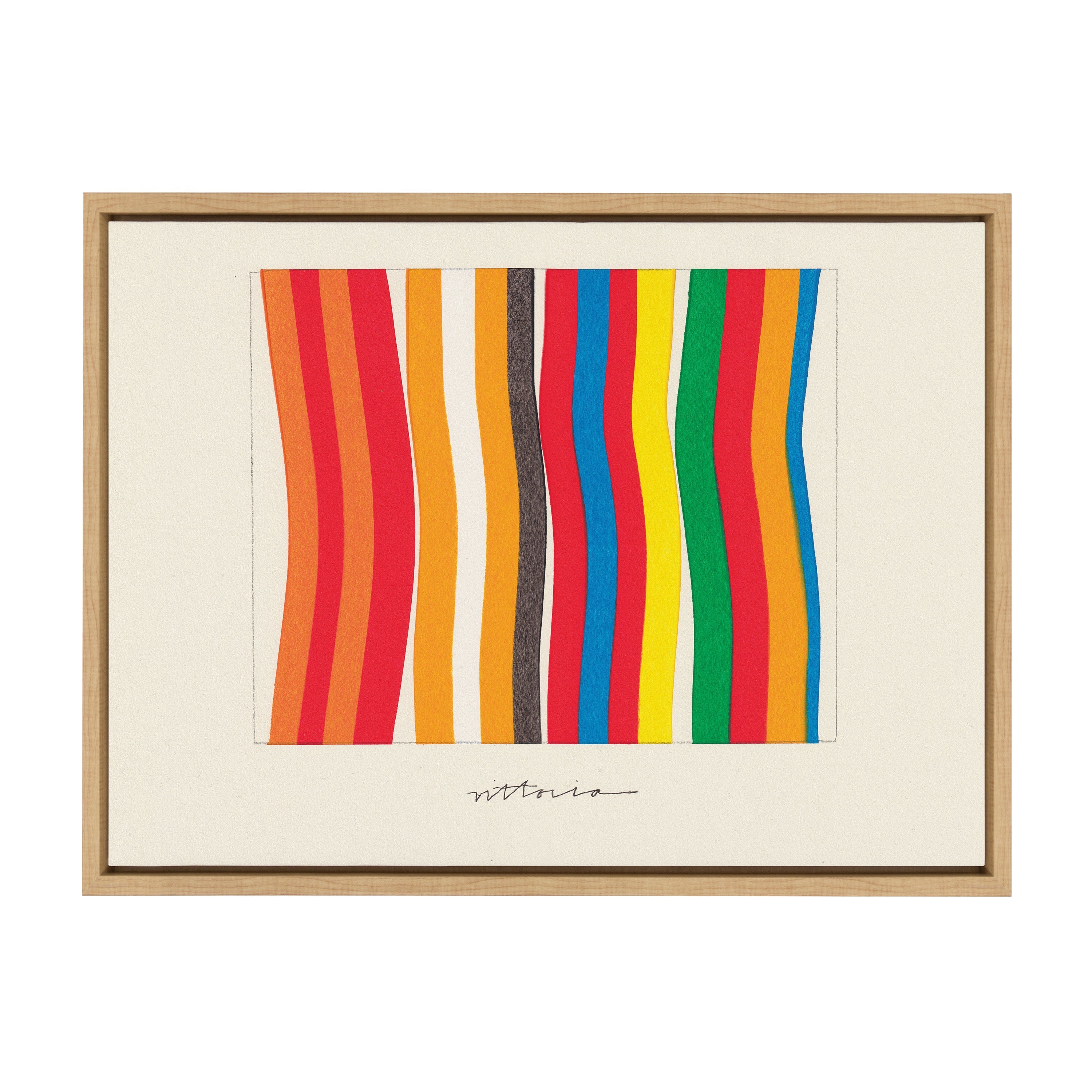 Sylvie Im Parallel to Myself Framed Canvas by Amber Vittoria