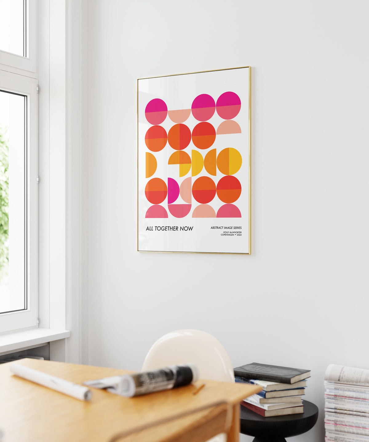All Together Now - Fine Art Giclée Print by Holly McWhorter by Holly McWhorter Art: Paintings and Art Prints - main product image for Resin Society