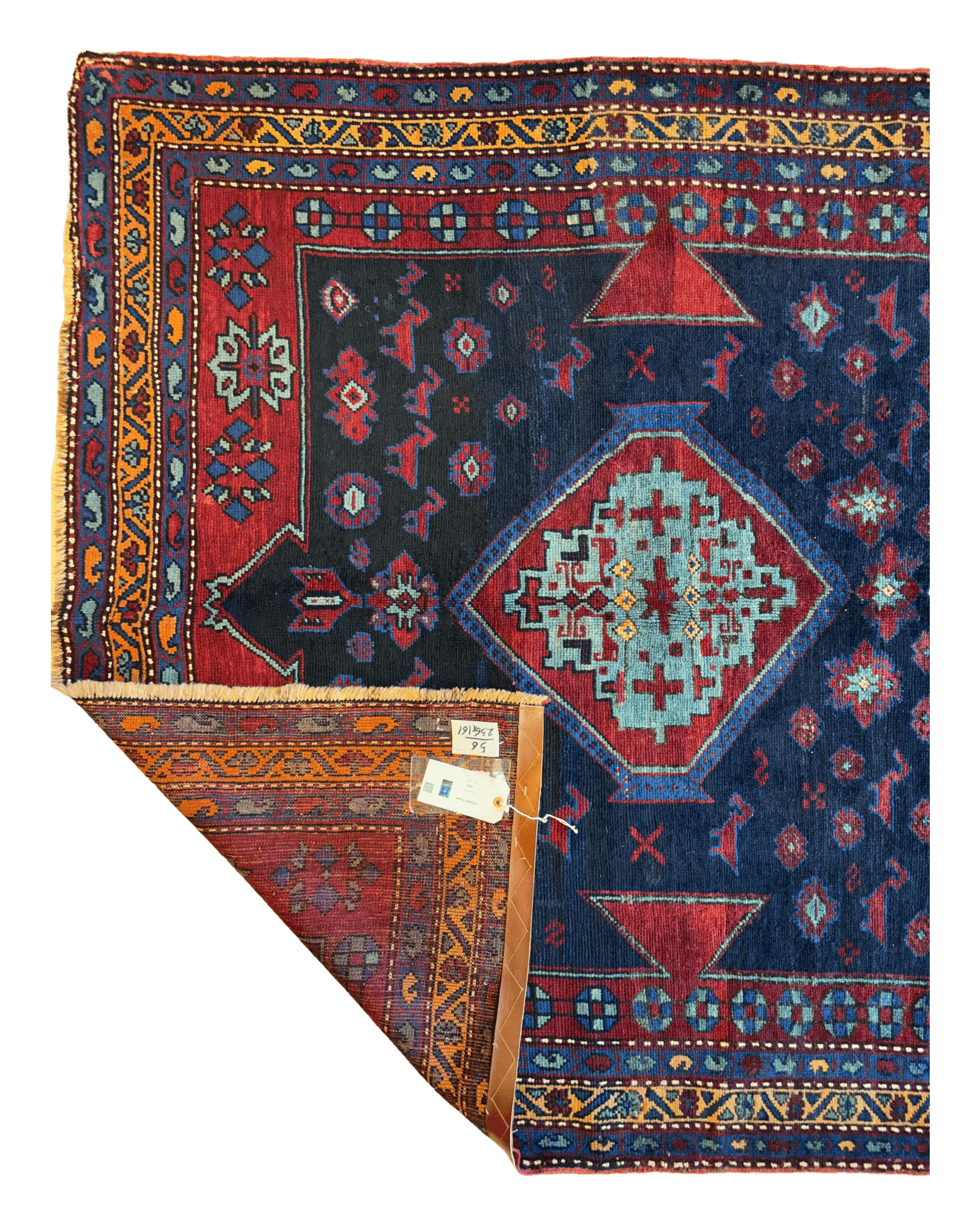 Antique 19th Century Handwoven Kazak Tribal Rug 5’ x 8’ by Rugistan - product image 11 for Resin Society
