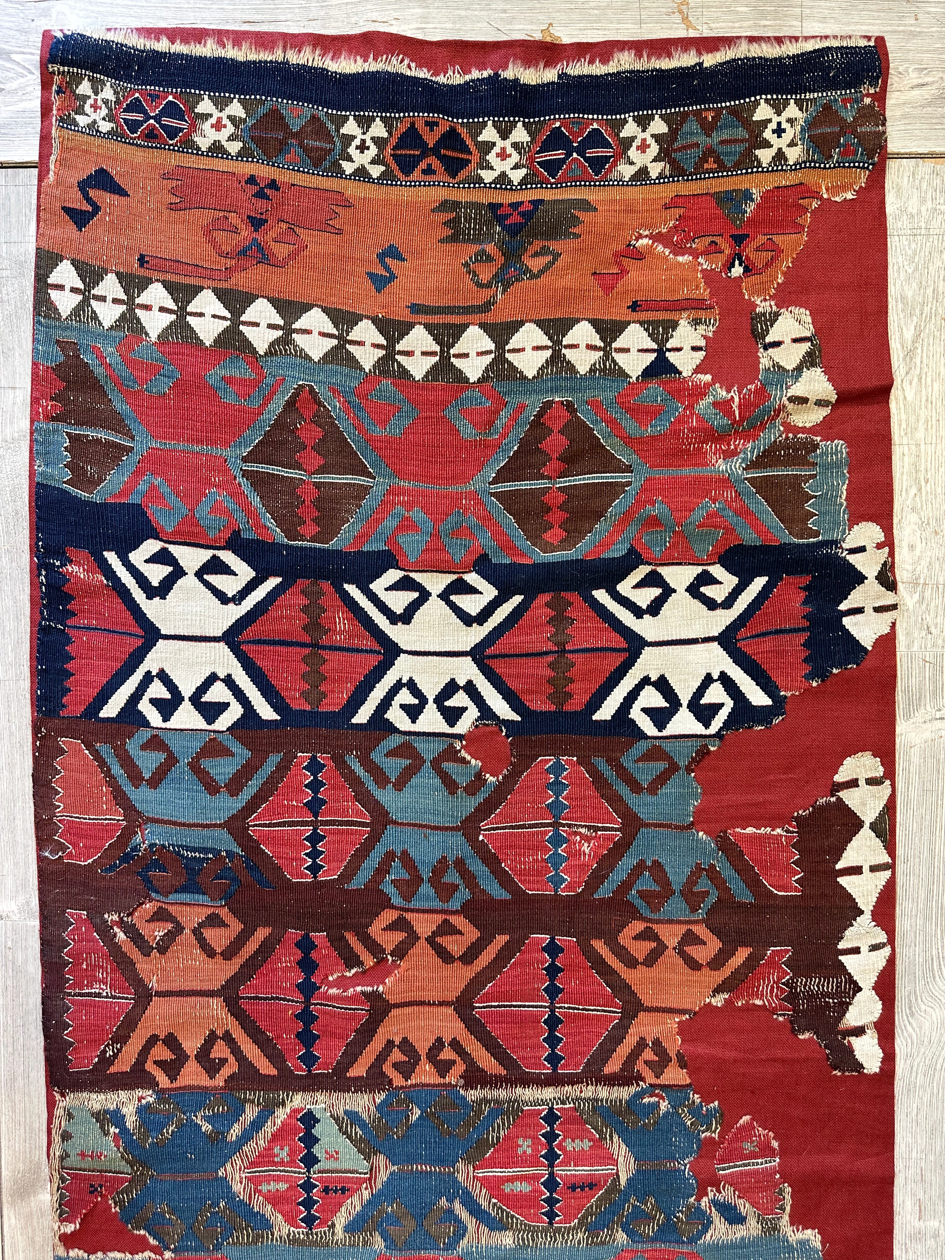 Antique Anatolian Long Kilim Fragment by Rugistan - product image 3 for Resin Society