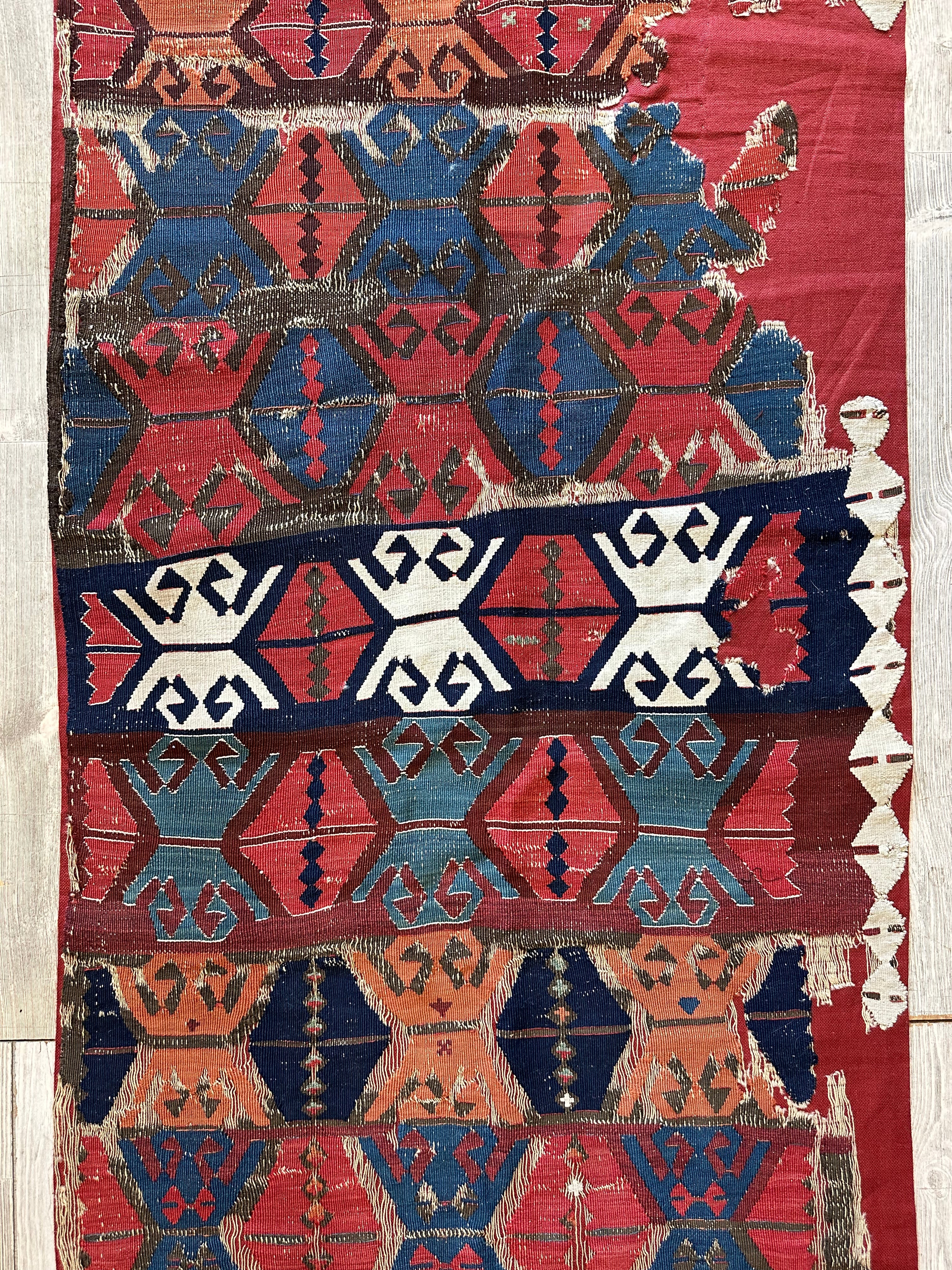 Antique Anatolian Long Kilim Fragment by Rugistan - product image 4 for Resin Society