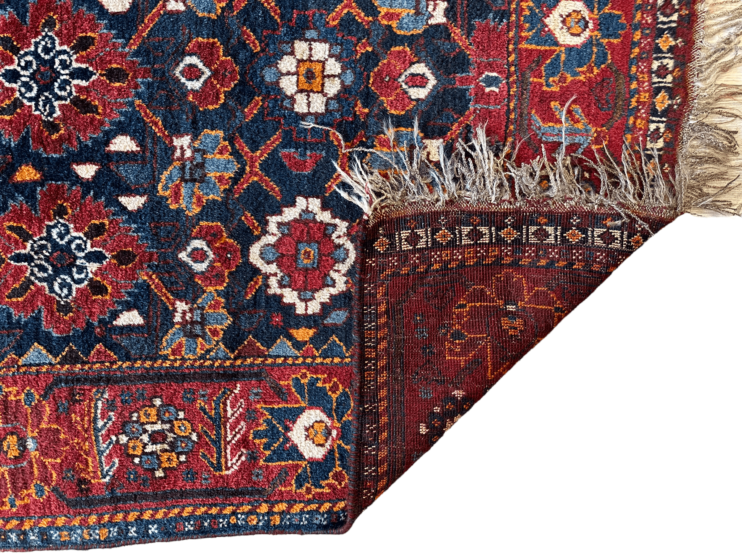 Antique Attractive Persian Khamseh Rug Early 20th Century 46” x 66” by Rugistan - product image 6 for Resin Society