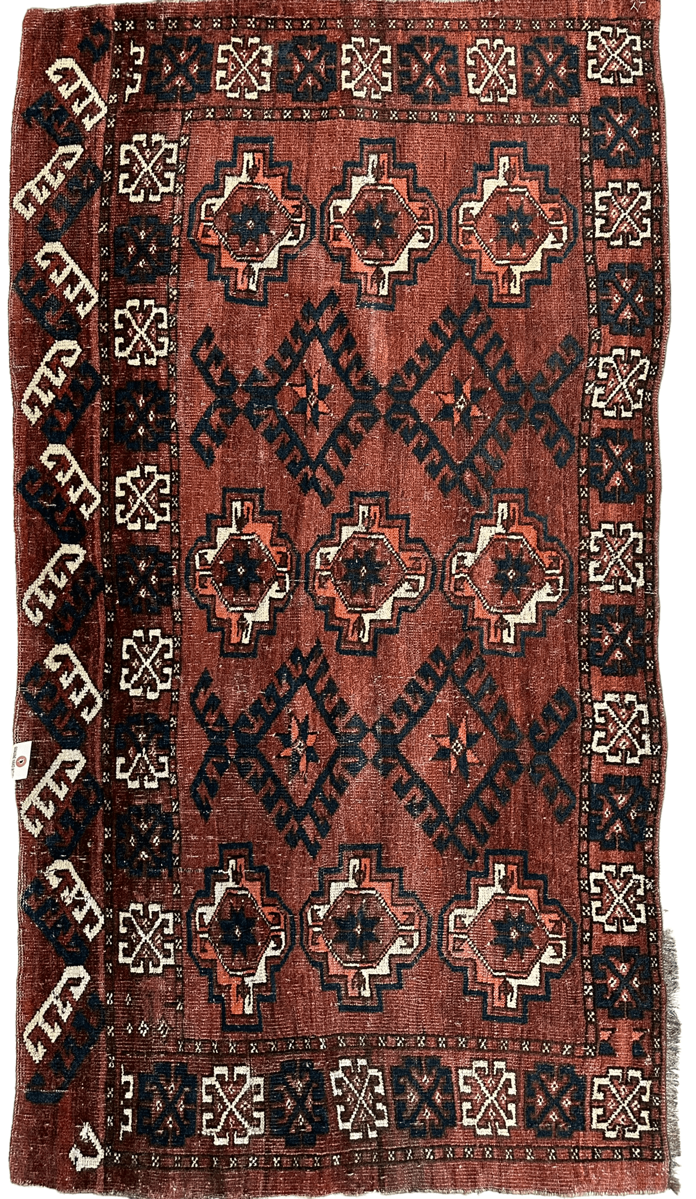 Antique Kizil Ayak Turkoman Chuval, Juval Rug 60"×34” by Rugistan - product image 4 for Resin Society
