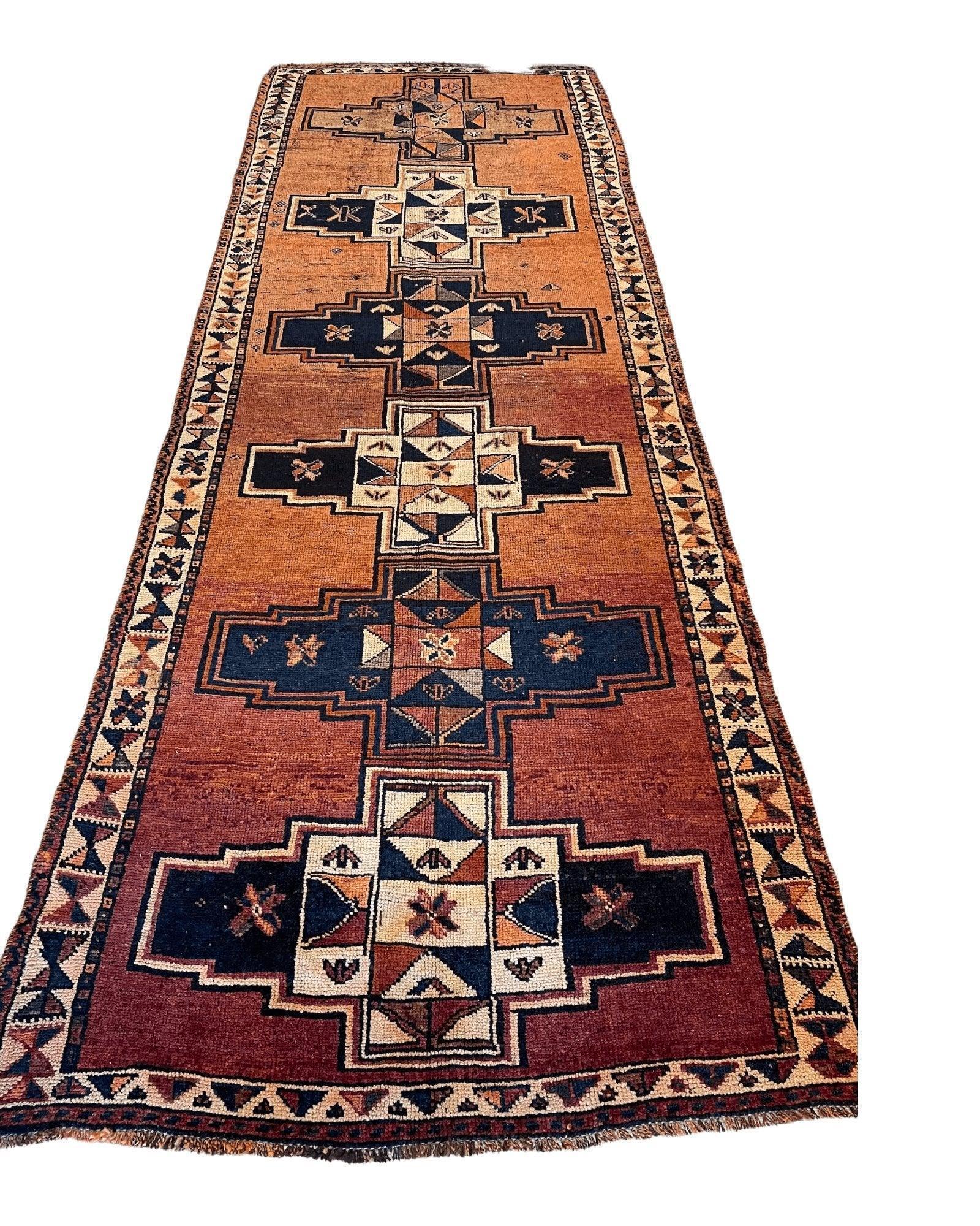 Antique Luri Persian Tribal Rug 4’4”x12’9” by Rugistan - product image 3 for Resin Society