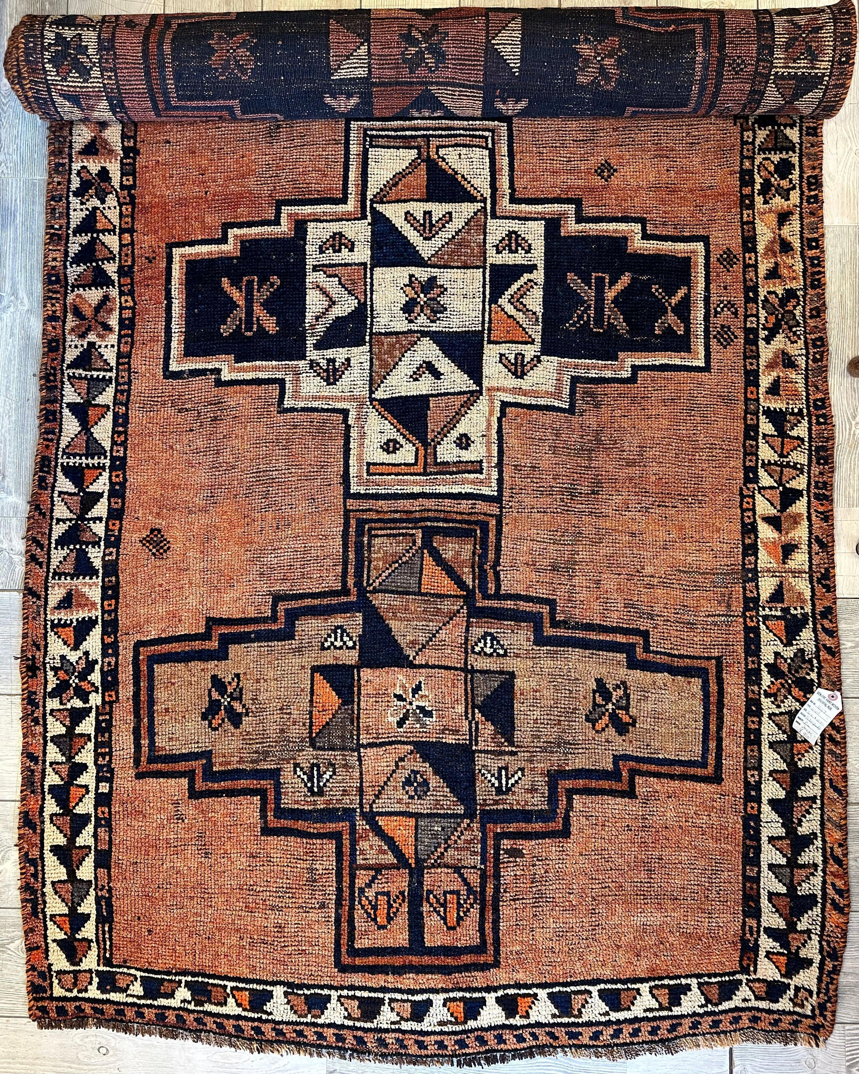 Antique Luri Persian Tribal Rug 4’4”x12’9” by Rugistan - product image 8 for Resin Society