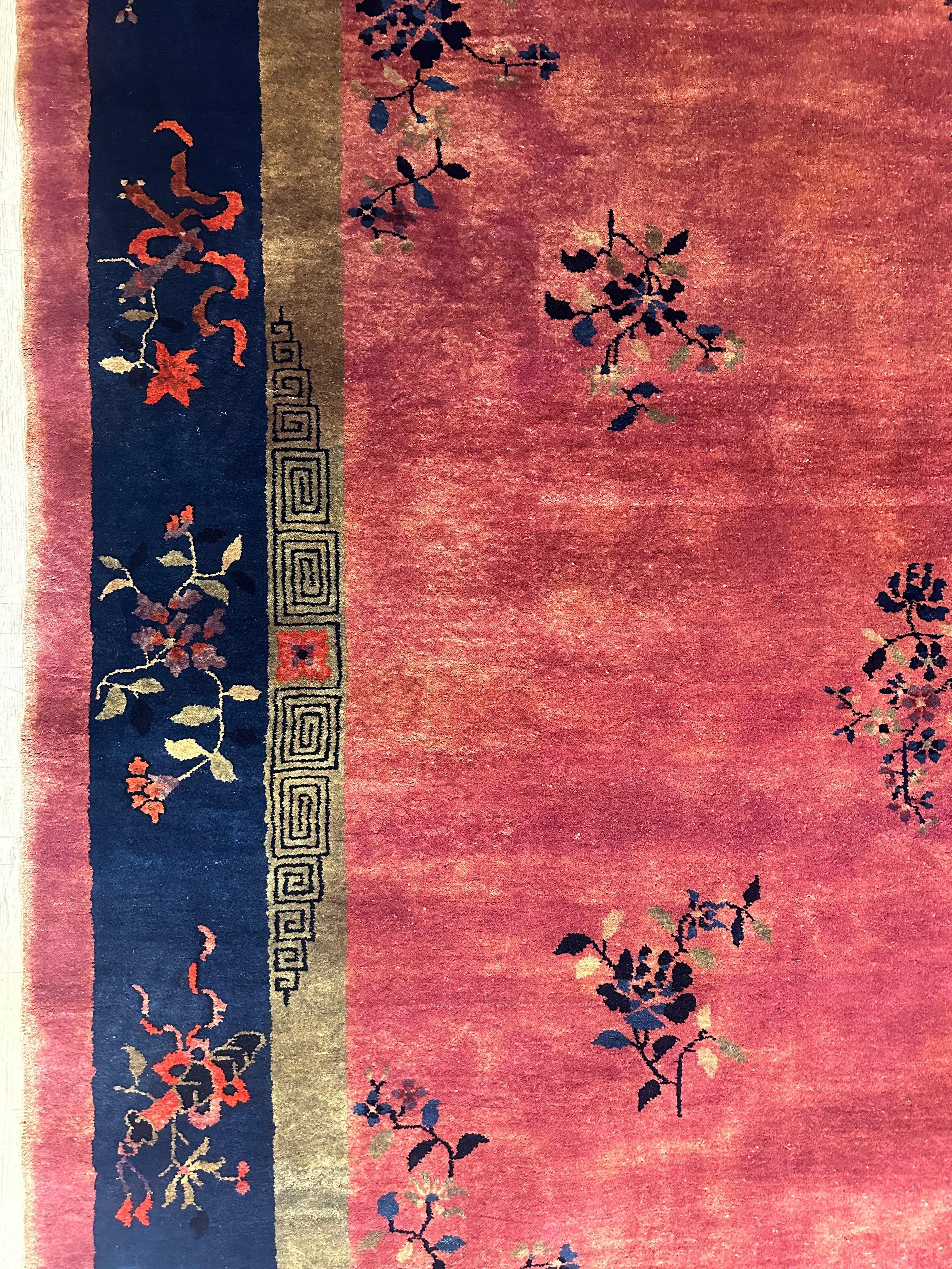Antique Nicholas Chinese Art Deco Rug - 8'2" X 9'9" by Rugistan - product image 17 for Resin Society