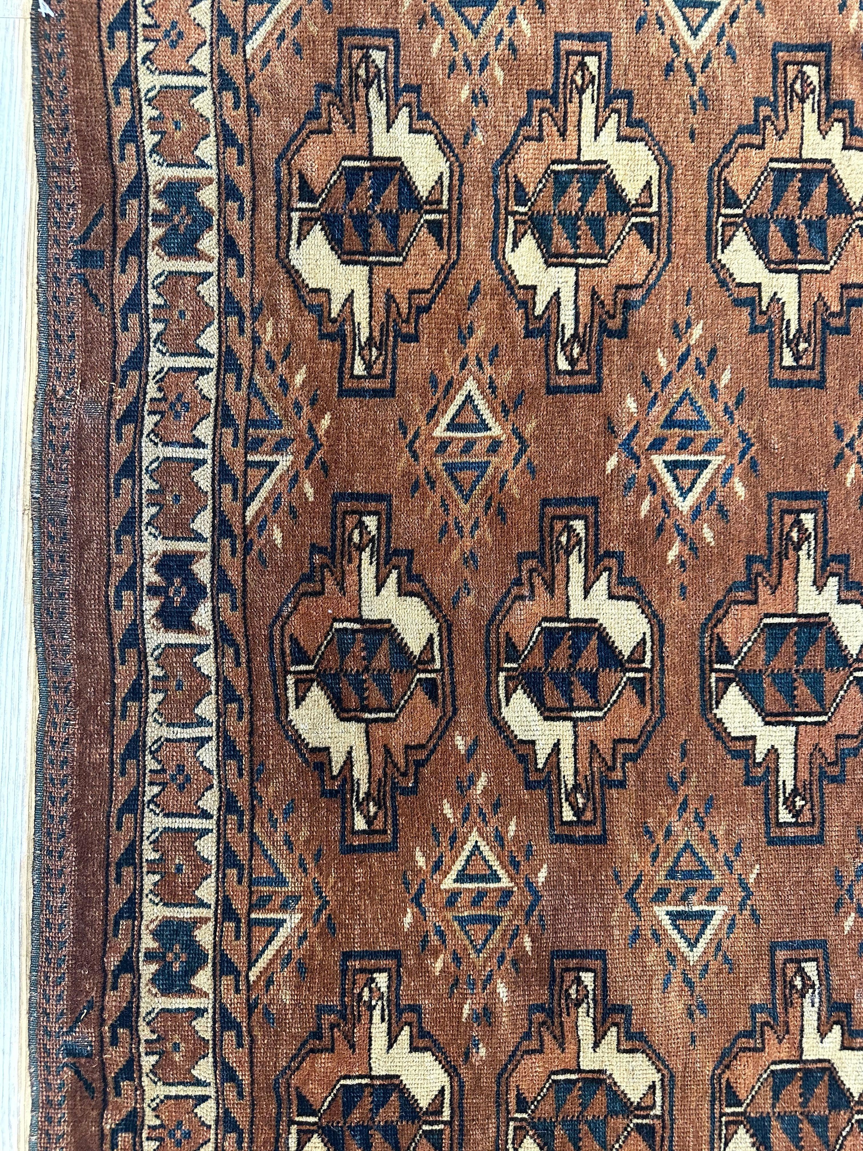 Antique Tekke Yomud Yomut Saryk Chuval Rug Bag Face by Rugistan - product image 8 for Resin Society