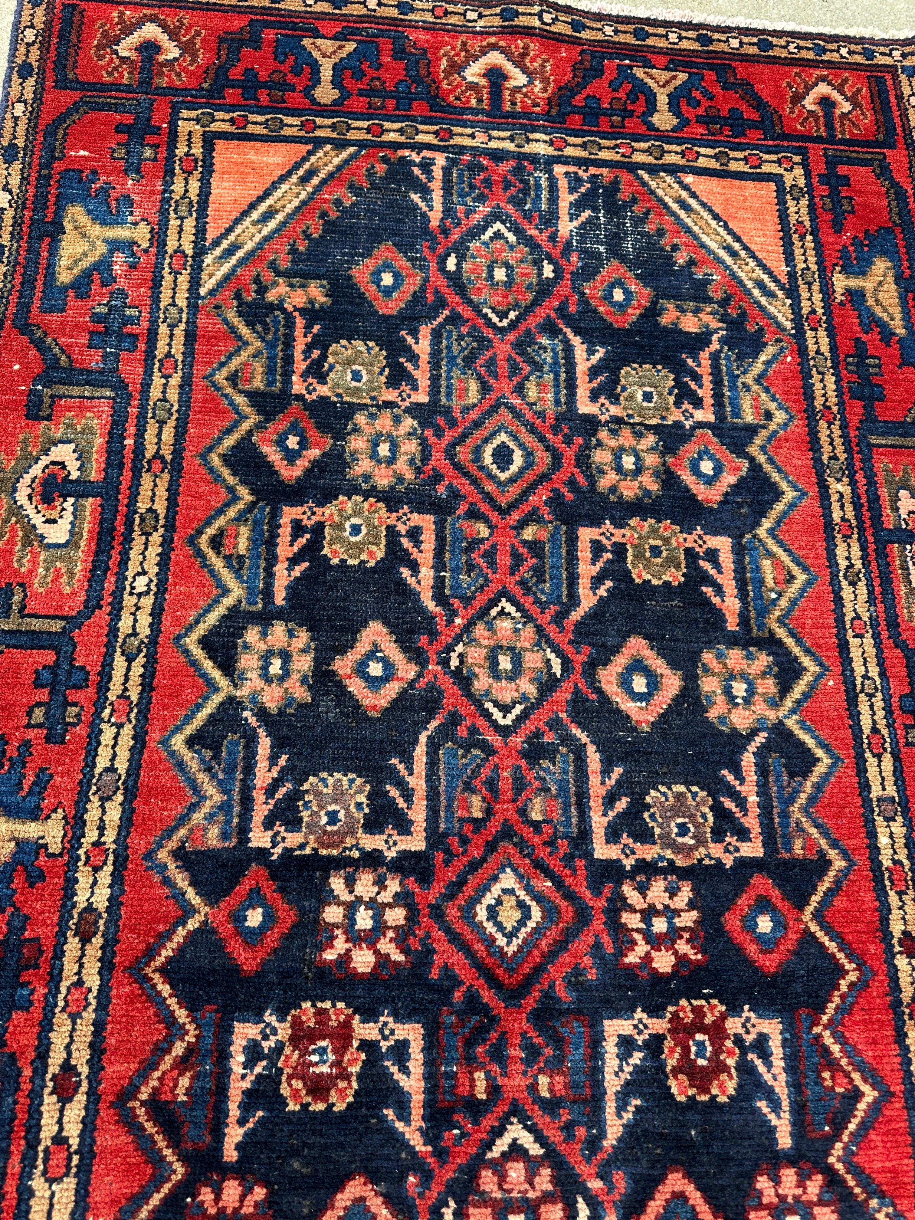 Antique Vegetable Dye Malayer Persian Runner Rug 3x10’4” by Rugistan - product image 13 for Resin Society