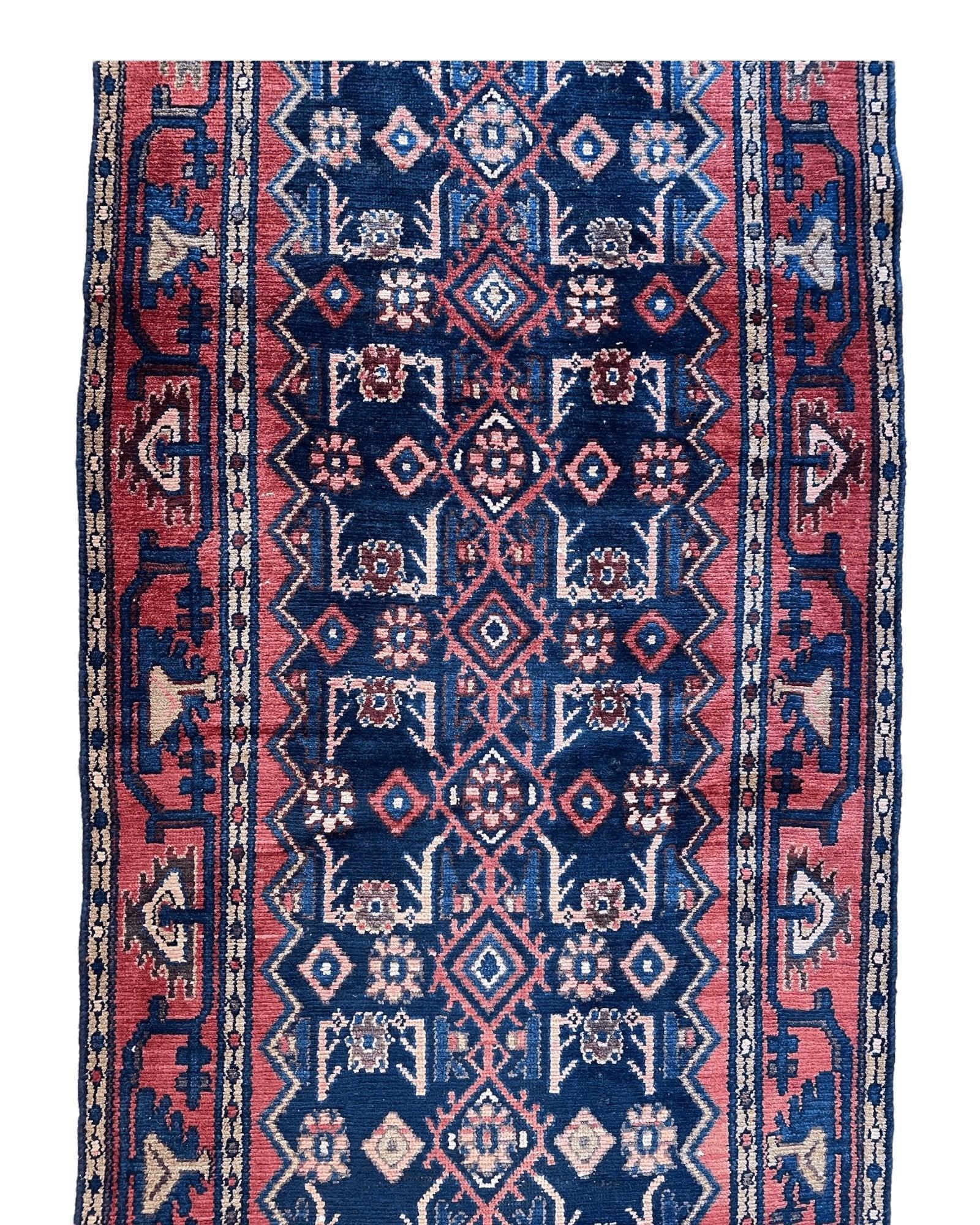 Antique Vegetable Dye Malayer Persian Runner Rug 3x10’4” by Rugistan - product image 4 for Resin Society