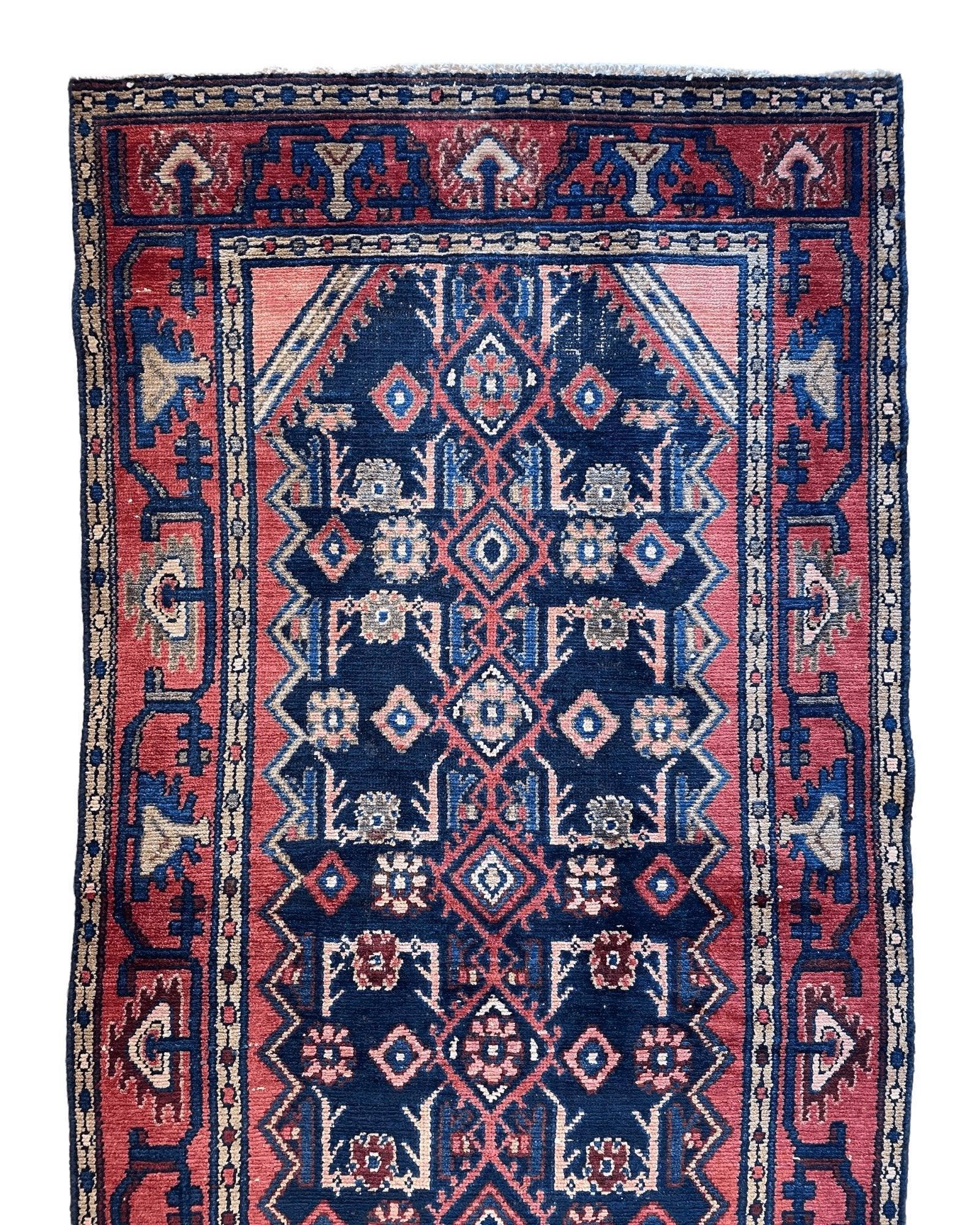 Antique Vegetable Dye Malayer Persian Runner Rug 3x10’4” by Rugistan - product image 6 for Resin Society