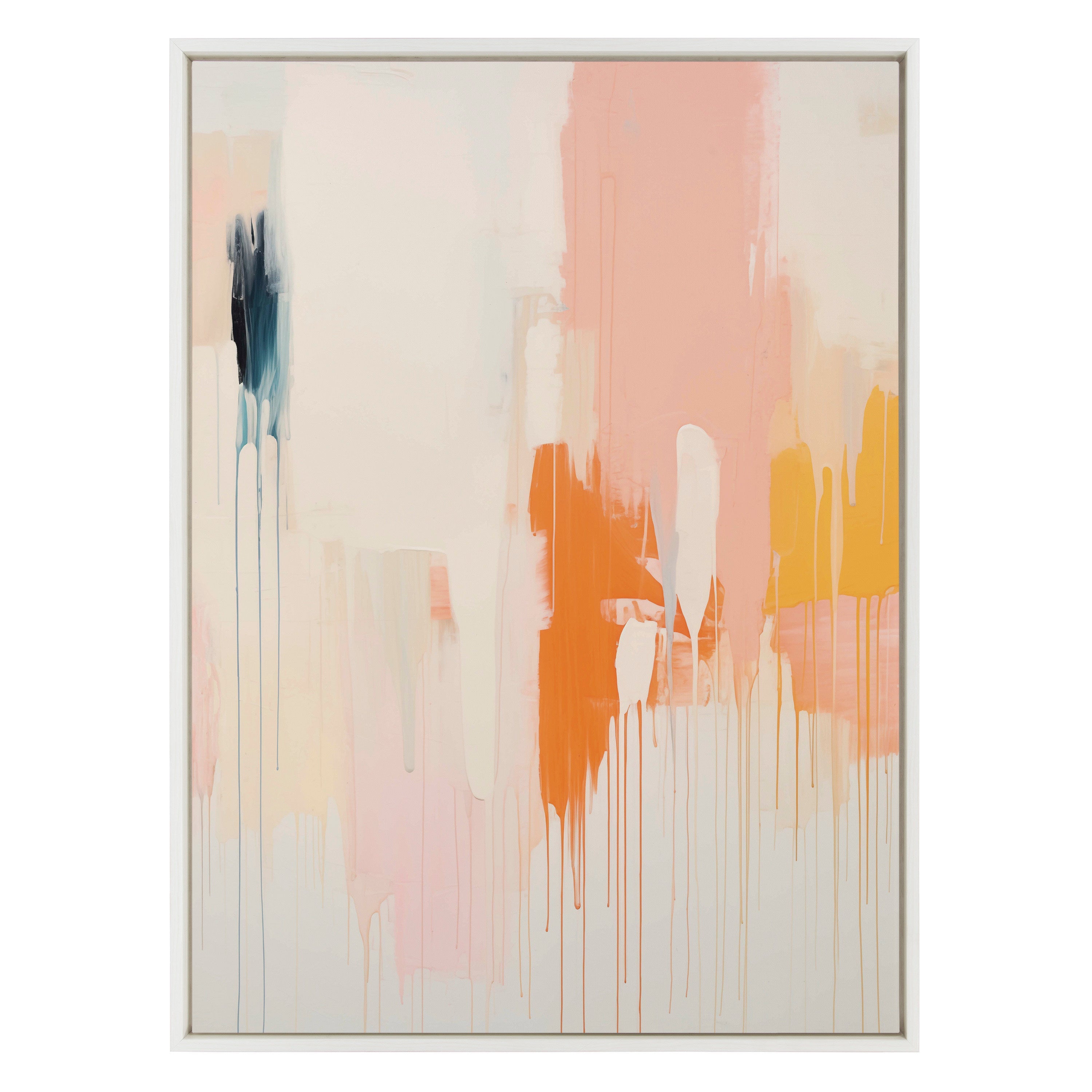 Sylvie Fiesta Abstract Framed Canvas by Amy Lighthall