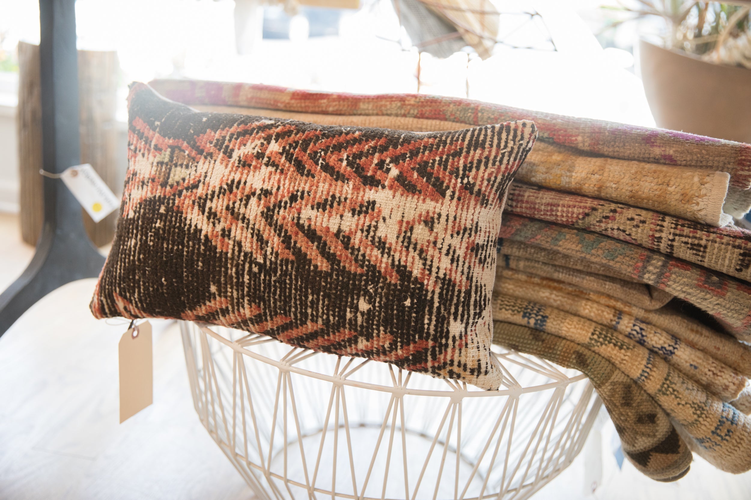 Vintage Rug Fragment Pillow