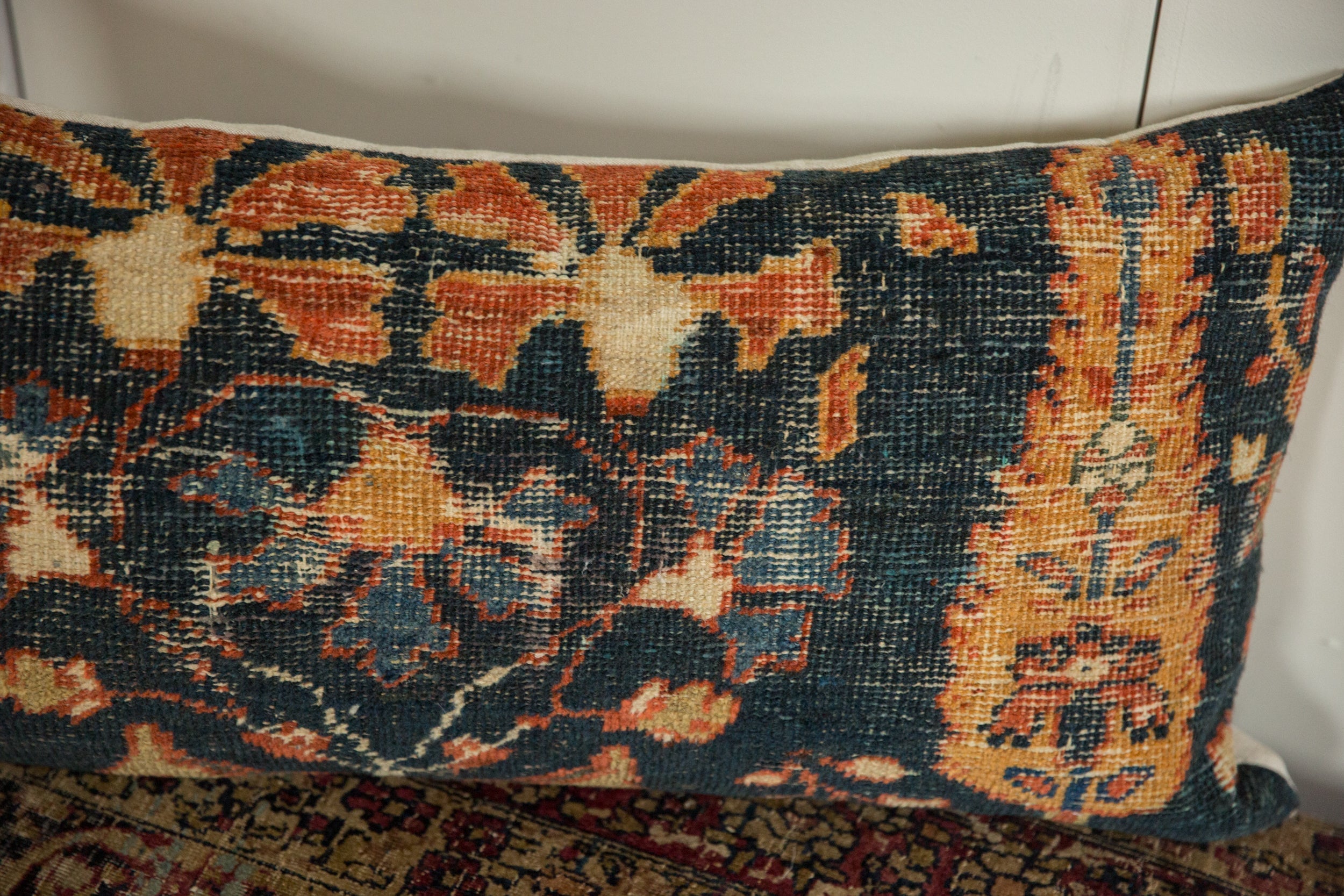 RESERVED Antique Ziegler Mahal Rug Fragment Pillow
