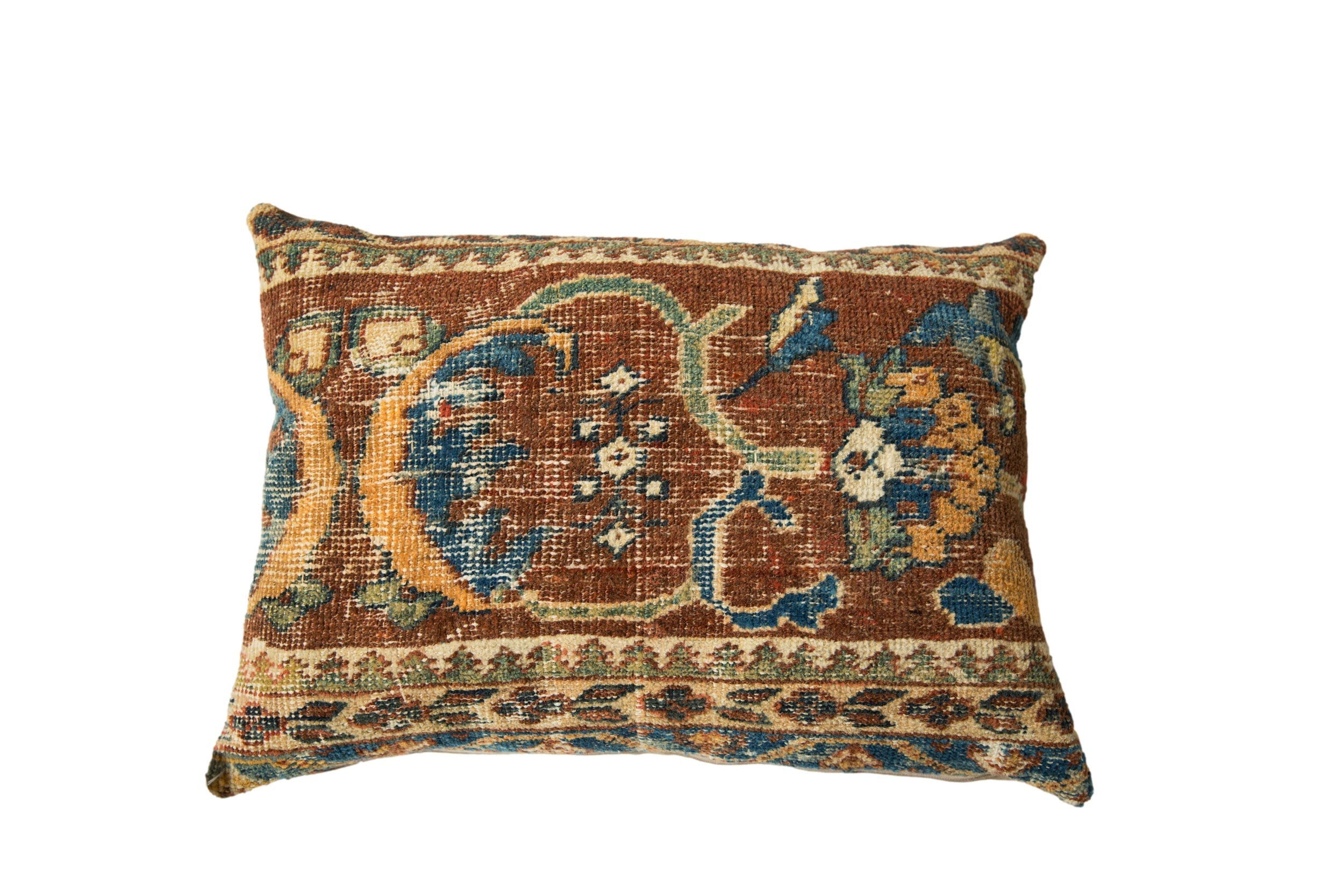 RESERVED Antique Ziegler Mahal Rug Fragment Pillow