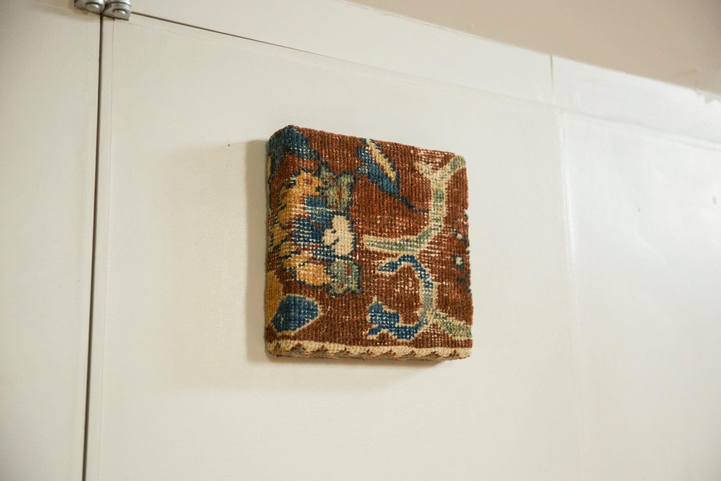 Decorative Cork Board Antique Ziegler Mahal Rug Fragment Art