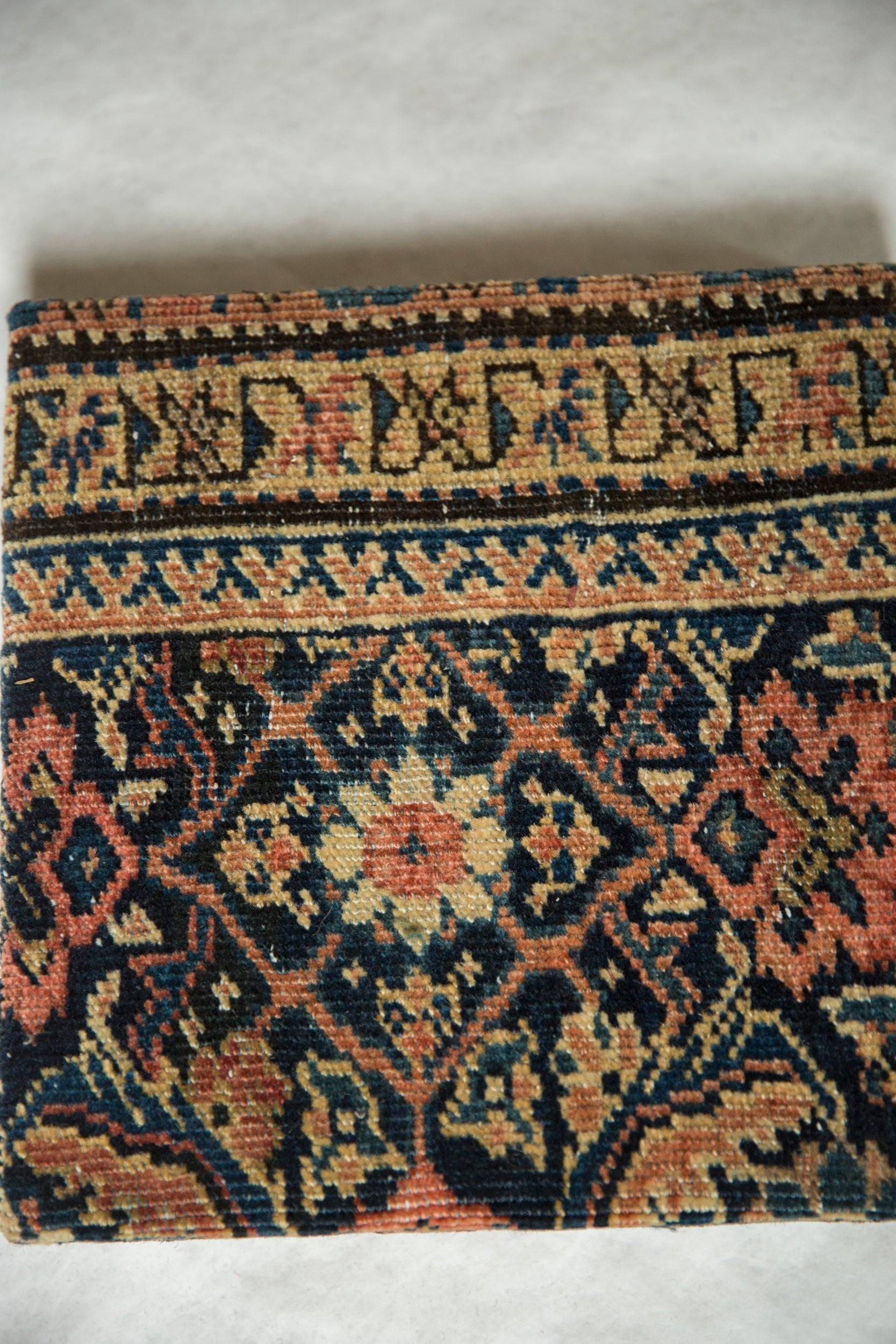 Decorative Cork Board Antique Fereghan Rug Fragment Art