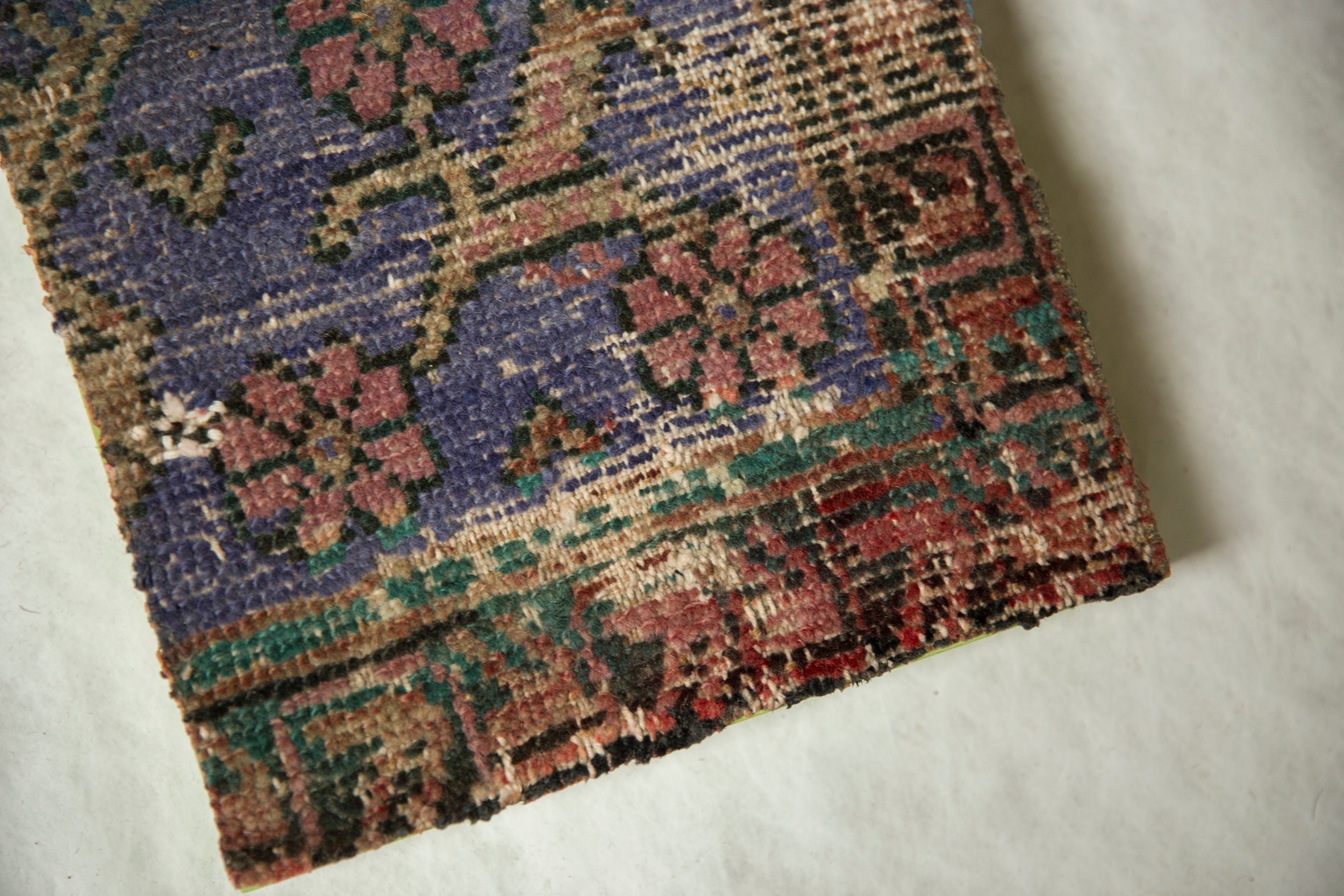 Decorative Vintage Anatolian Rug Fragment Art