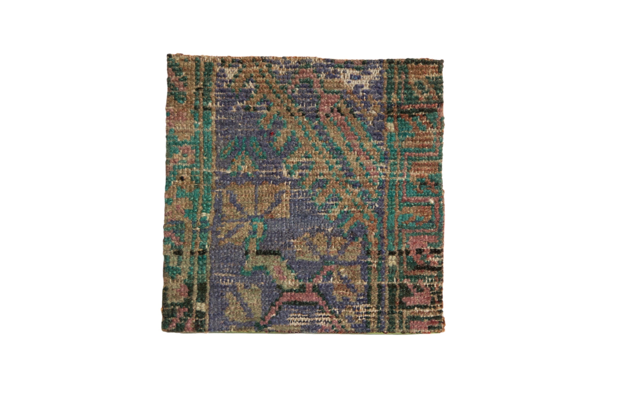 Decorative Vintage Anatolian Rug Fragment Art