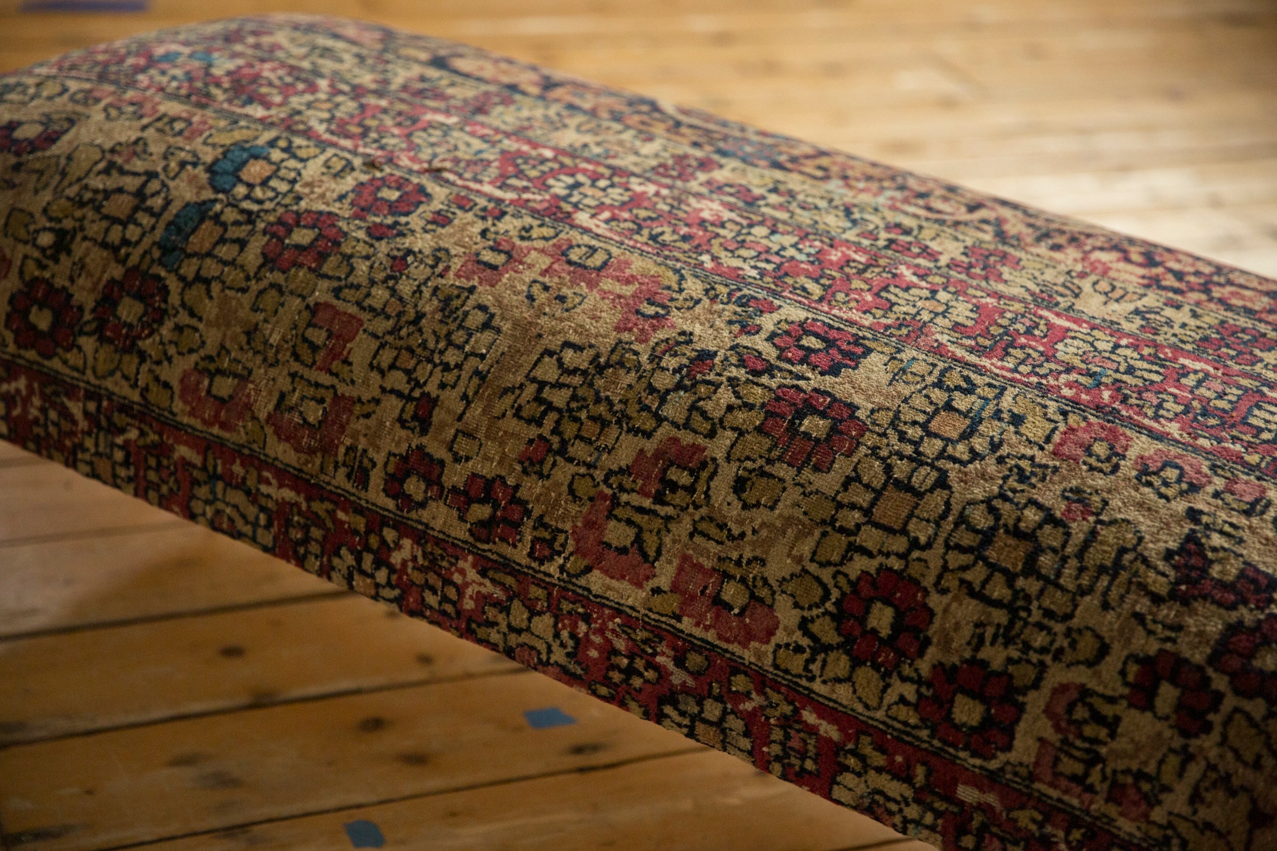Antique Persian Kerman Rug Ottoman Coffee Table by Old New House® - product image 4 for Resin Society