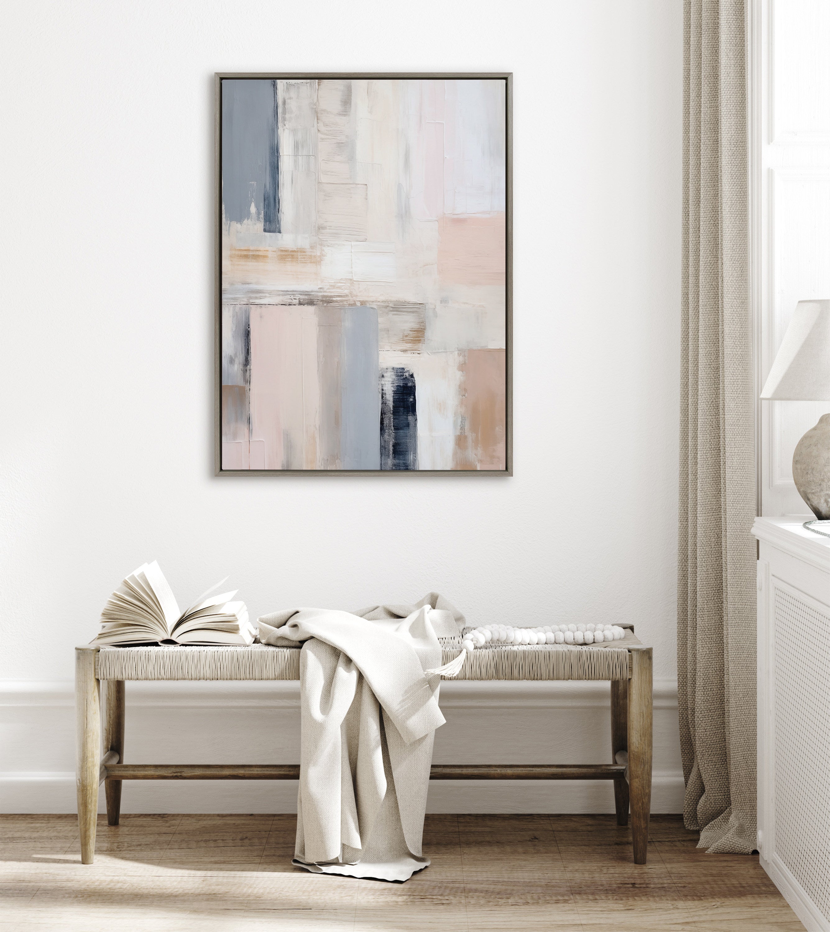 Sylvie Rustic Melody Framed Canvas by Amy Lighthall