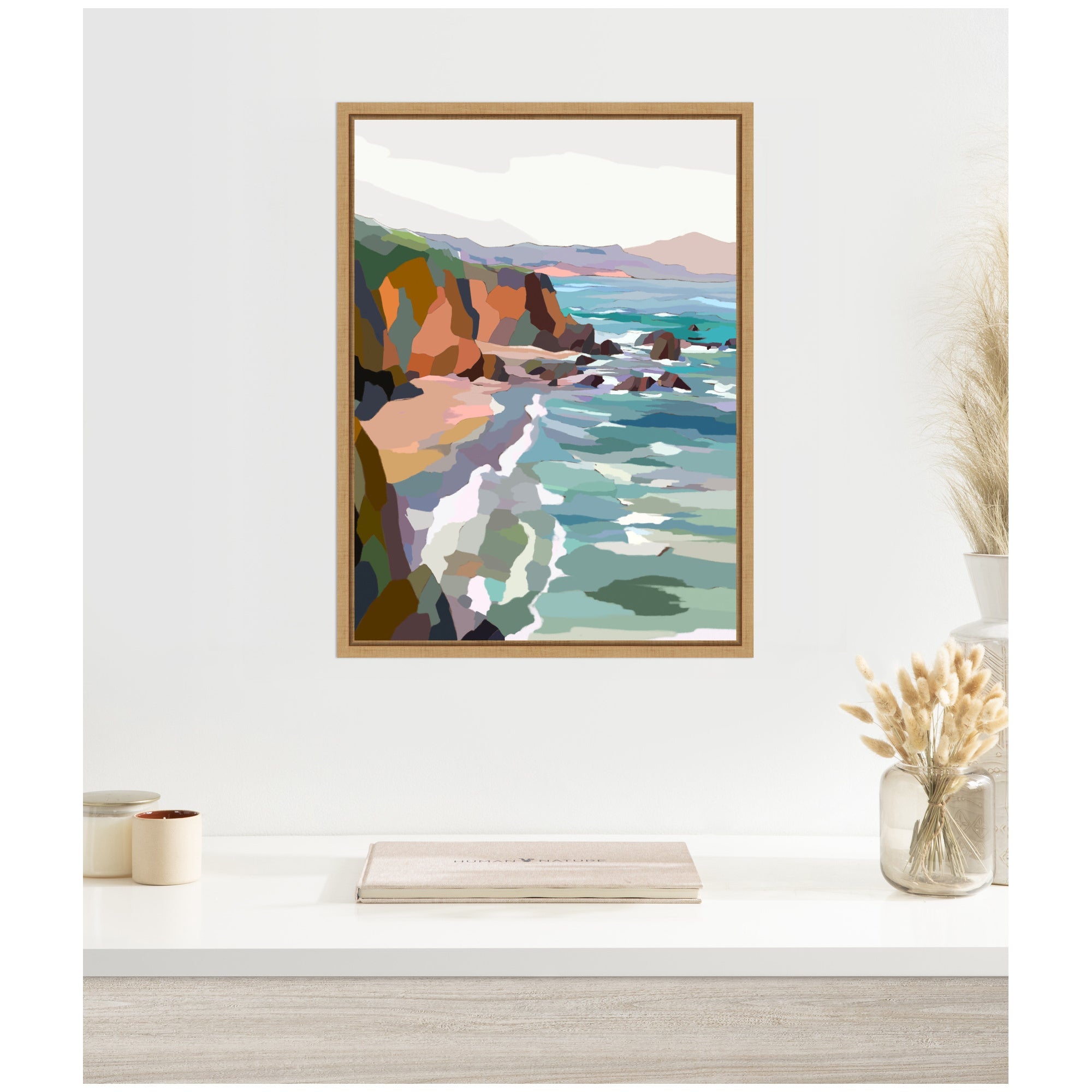 Sylvie Pho Beach Framed Canvas by Nikita Jariwala
