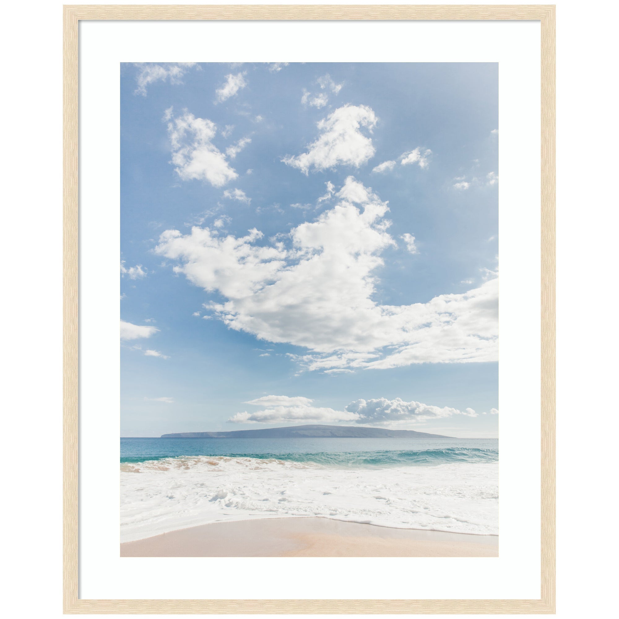 Framed Art Beach by Alicia Abla