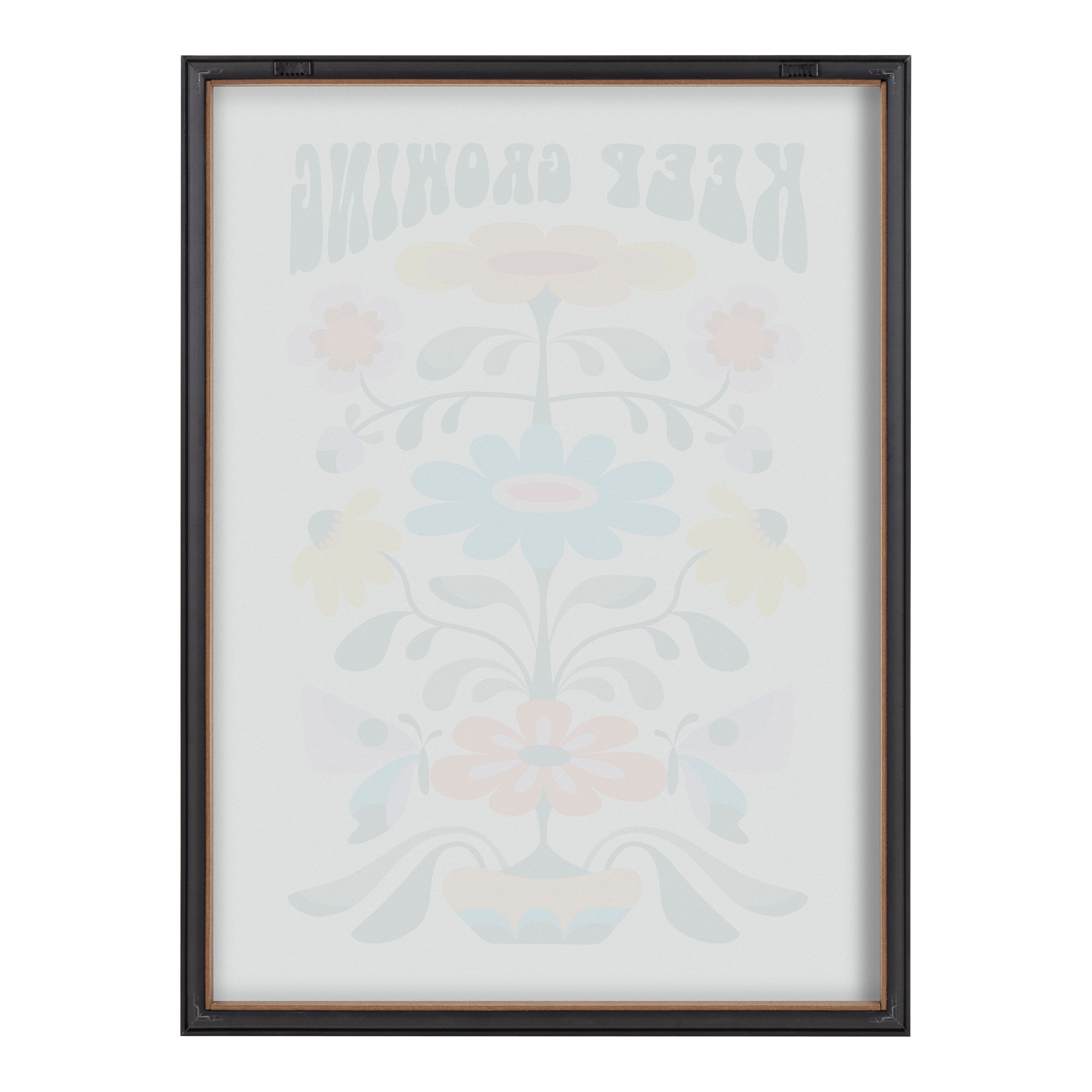 Blake Keep Growing Framed Printed Glass by kateandlaurel - product image 4 for Resin Society