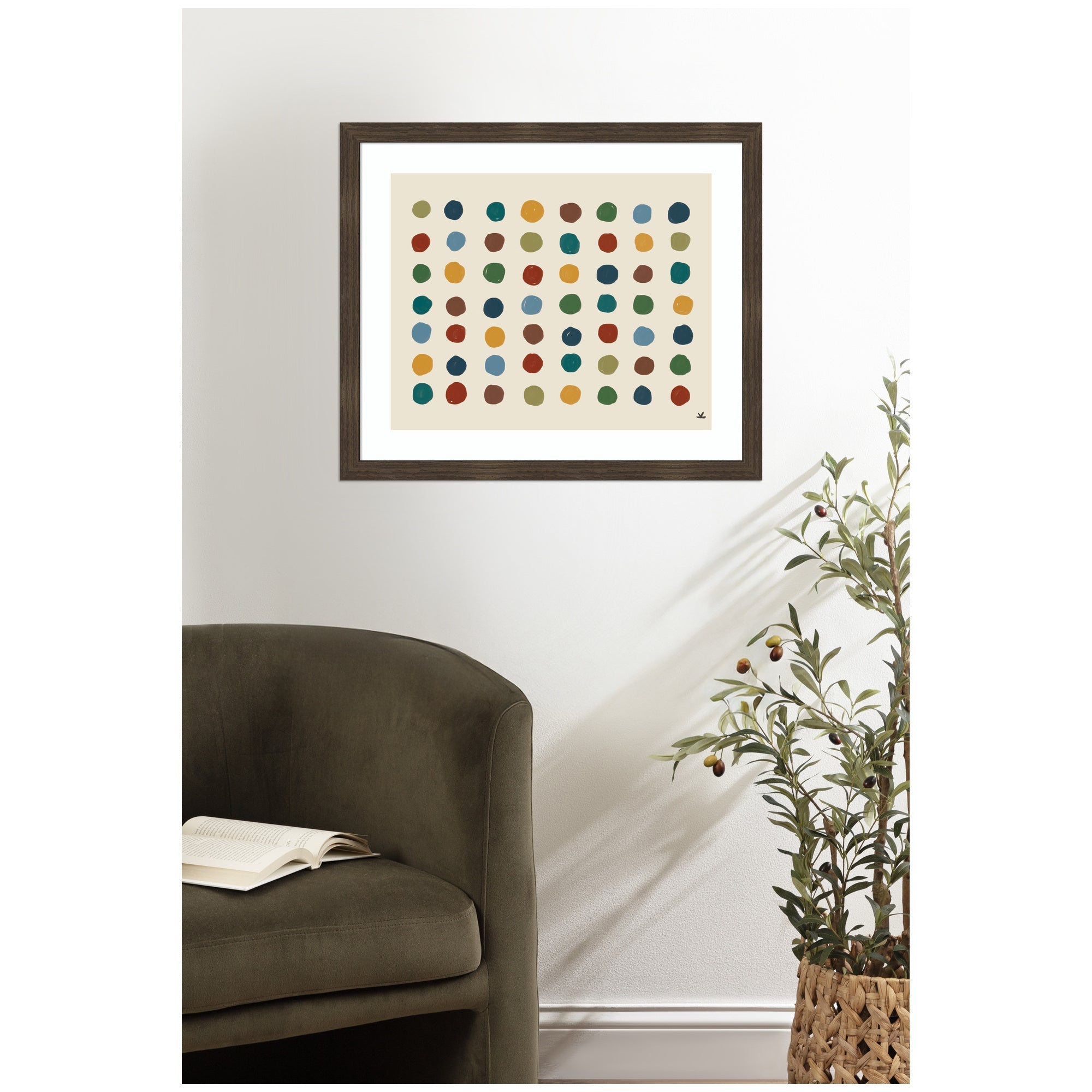 Meditation No. 3 by Kelly Knaga Framed Wall Art Print