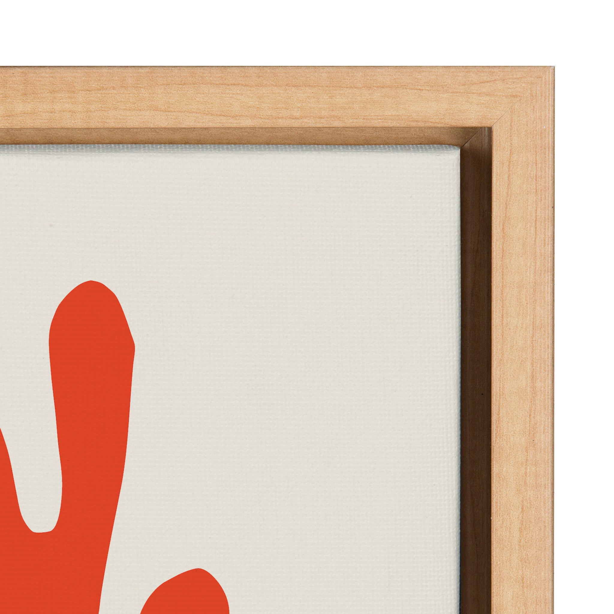 Sylvie Mid Century Modern Pug Framed Canvas by kateandlaurel - product image 3 for Resin Society