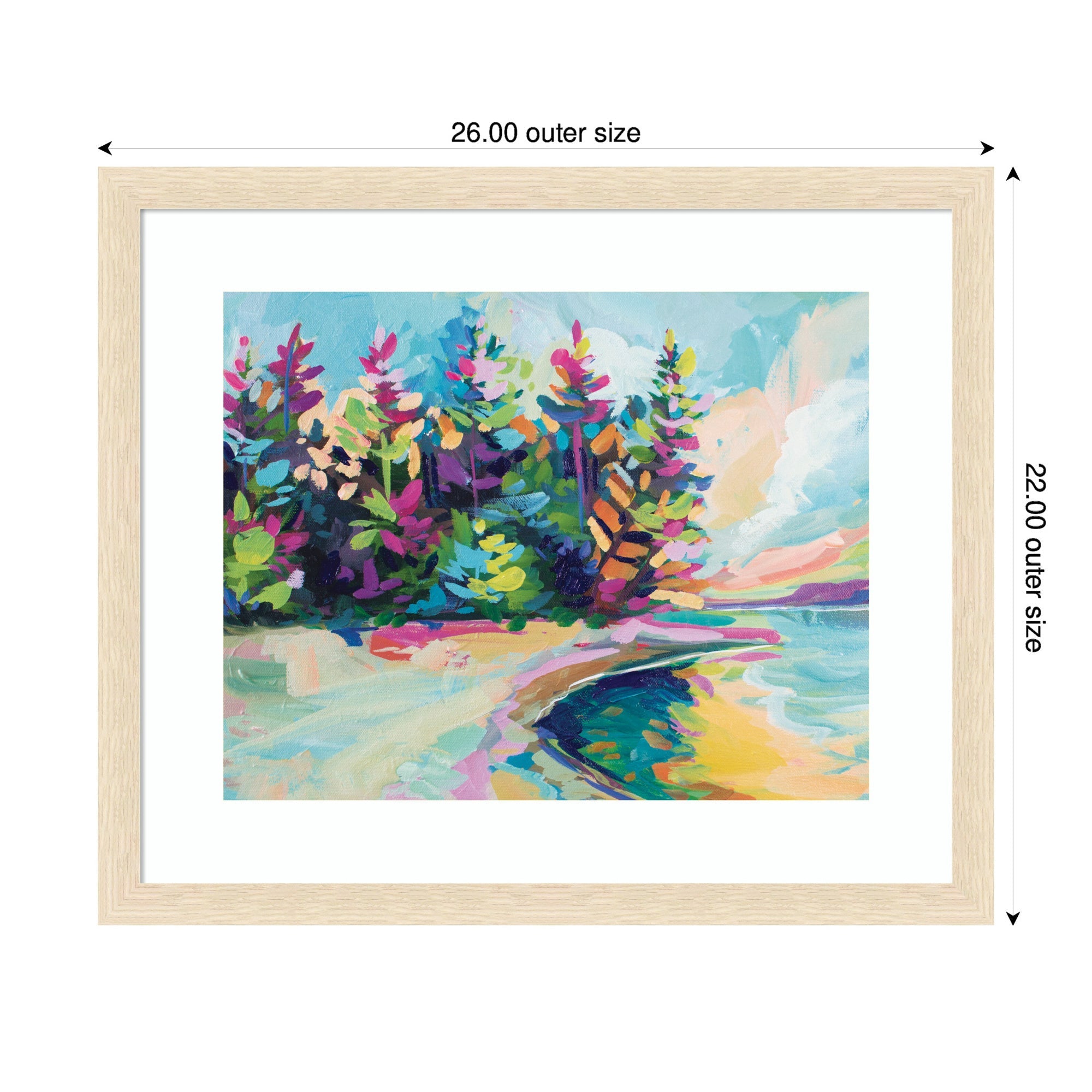 Framed Art Saturday In Door County by Rachel Christopoulous