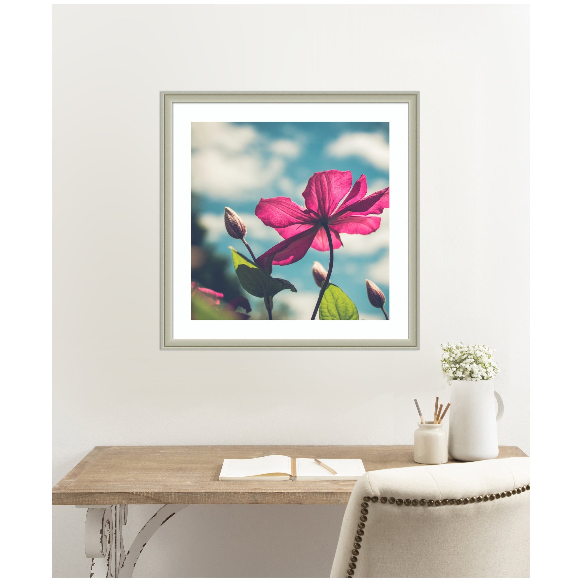 Framed Art Flower in the Sky by Stephanie Klatt