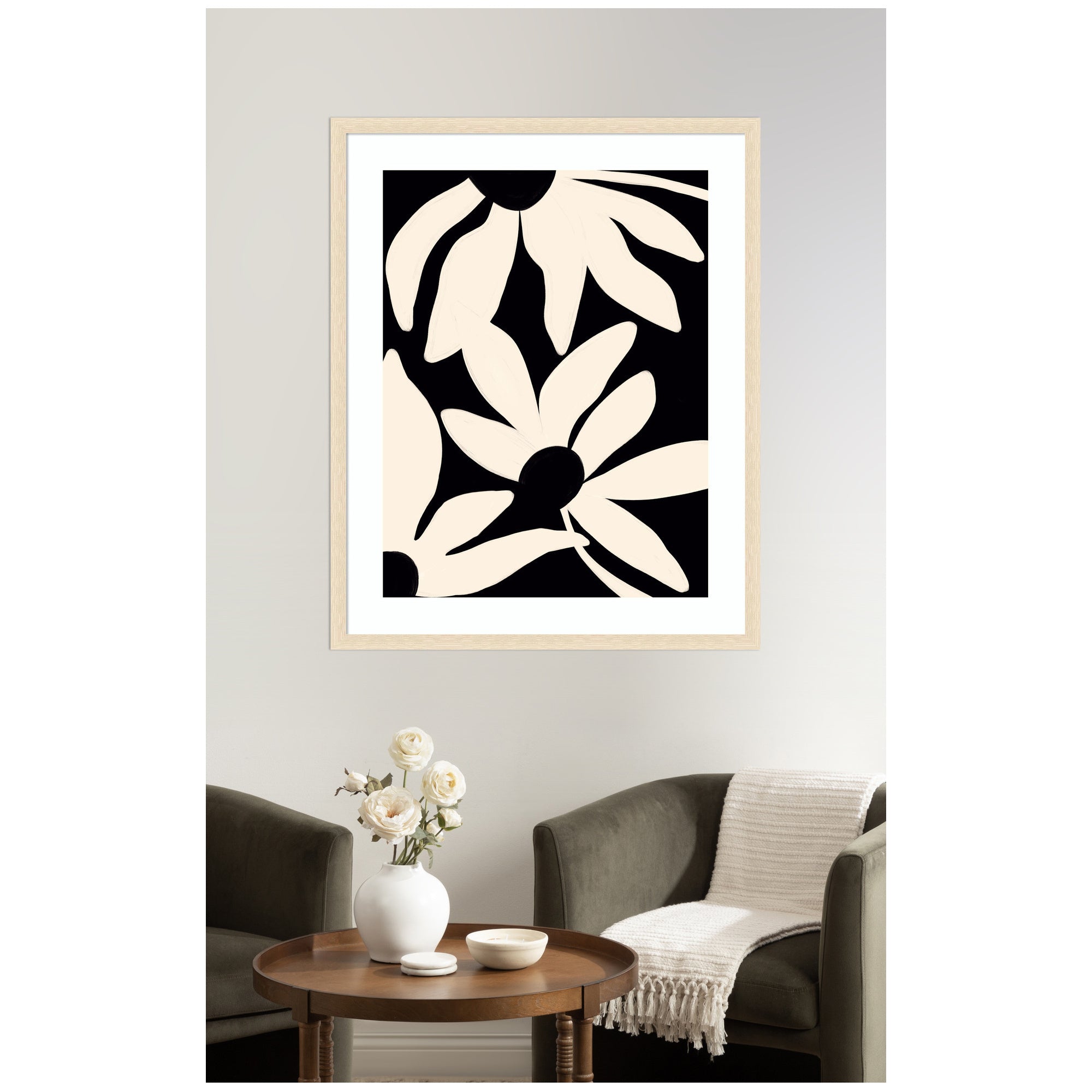 Framed Art Minimal Blooms by Alicia Bock