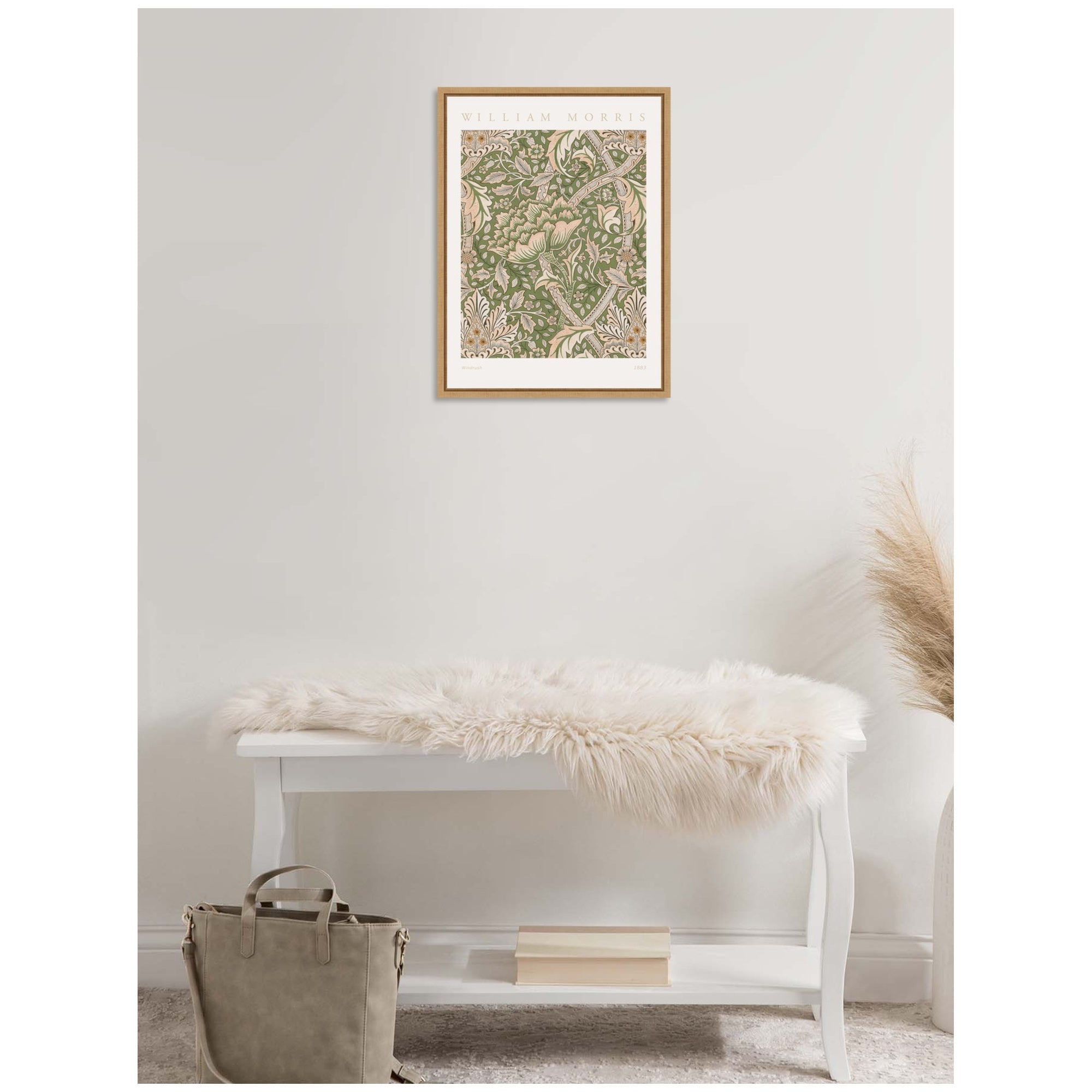 Sylvie Poster William Morris Windrush 1883 Framed Canvas by The Art Institute of Chicago