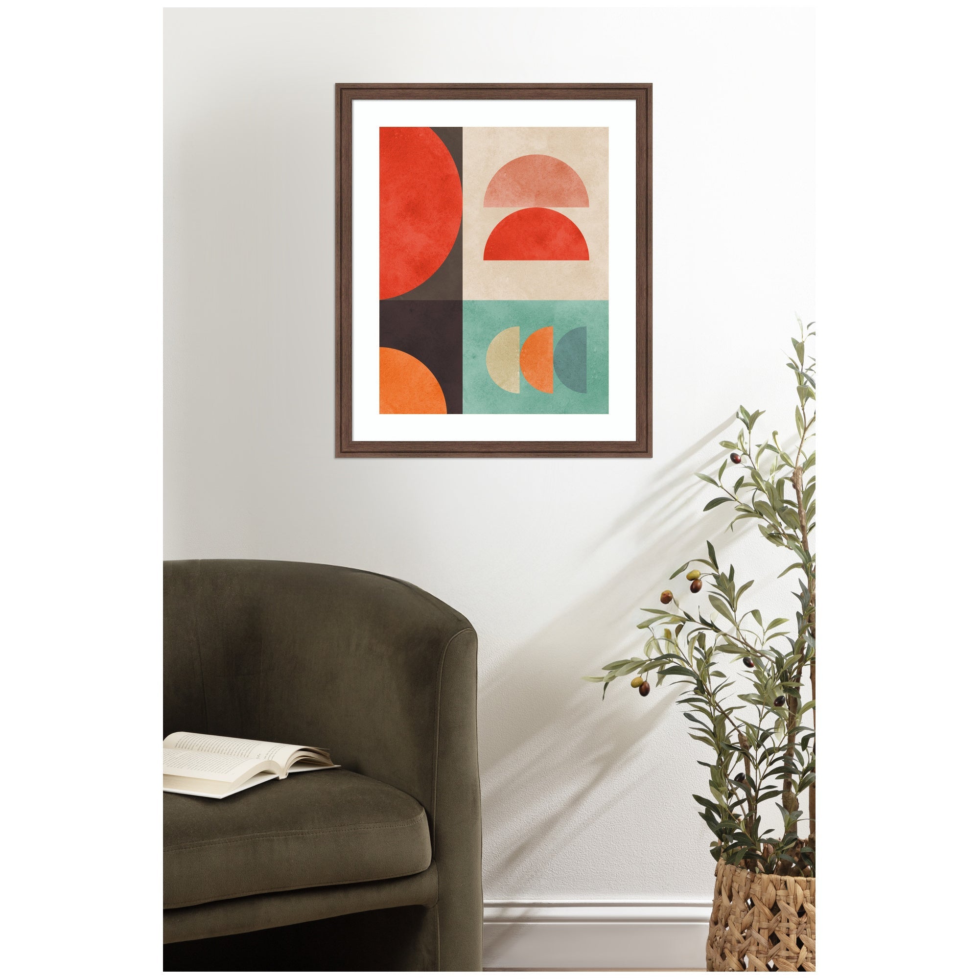 Circles in Harmony No.
11 by Vitor Costa Framed Wall Art Print