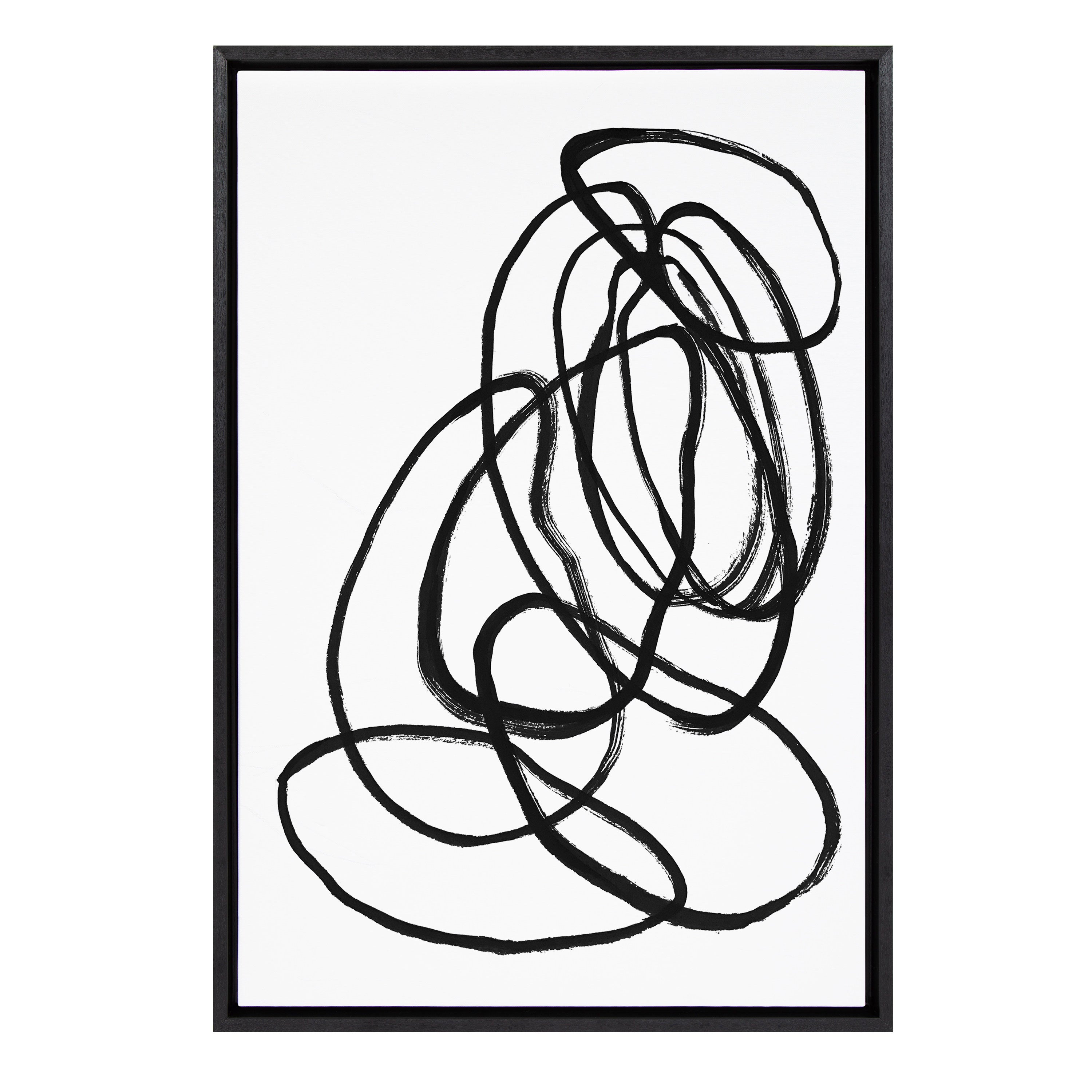 Sylvie Ring of Light 2 Framed Canvas by kateandlaurel - main product image for Resin Society