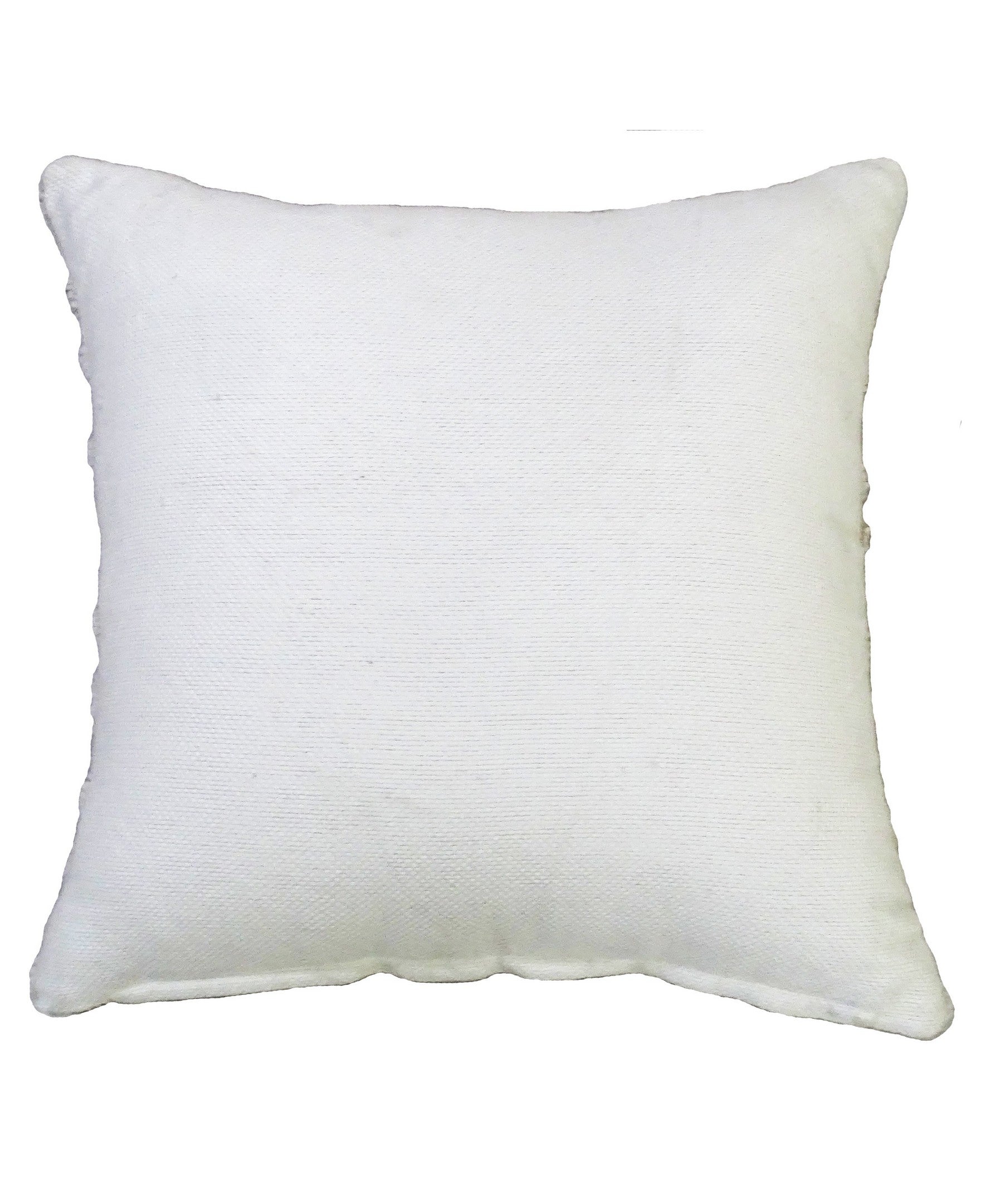 Decorative Beige Accent Throw Pillow 20"x20" by Vibhsa