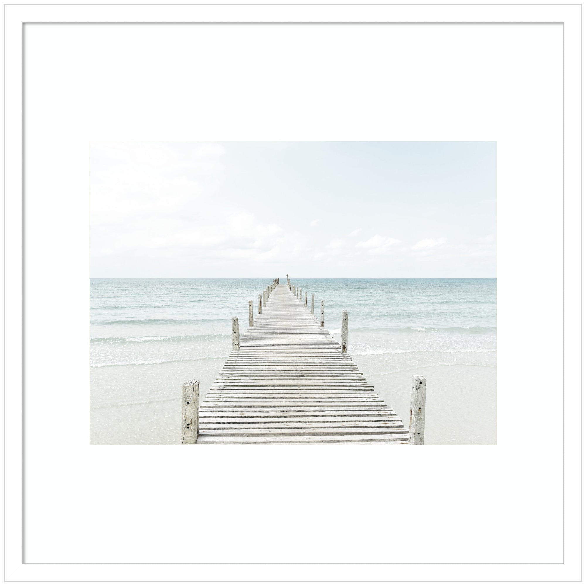 Beach 5s by Amy Peterson Framed Wall Art Print
