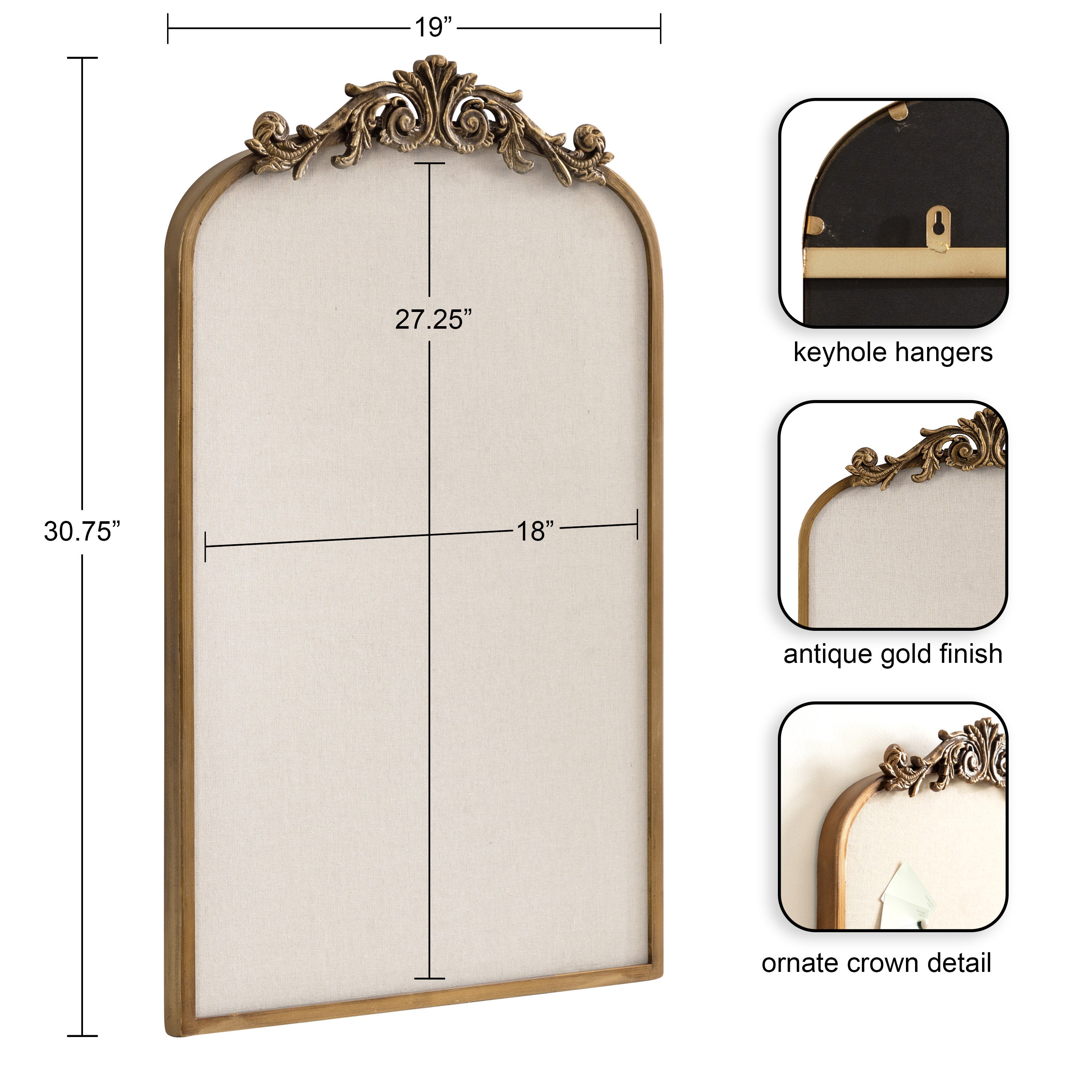Arendahl Arch Framed Pinboard