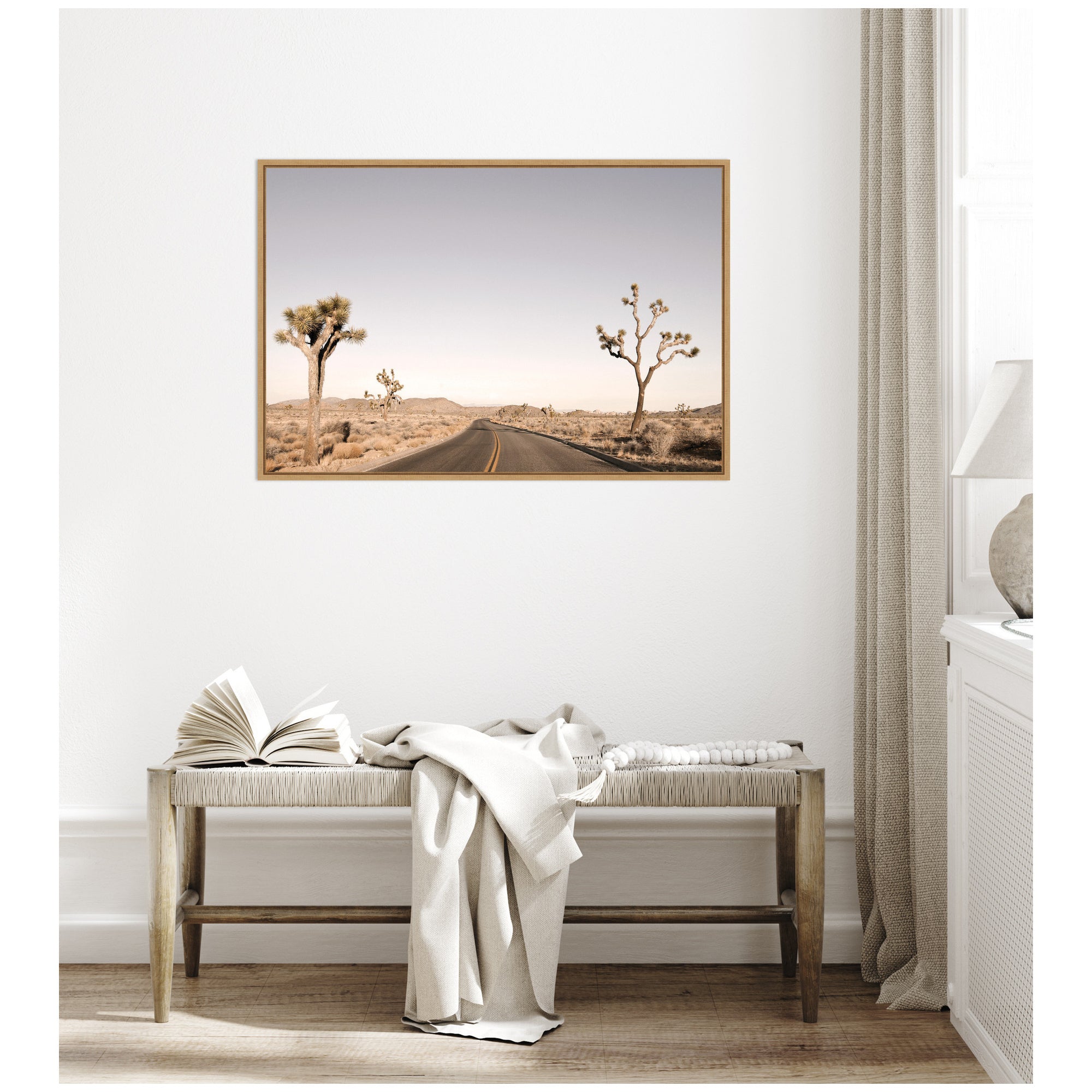 Driving Joshua Tree No.
3 by Alicia Bock Framed Canvas Wall Art Print