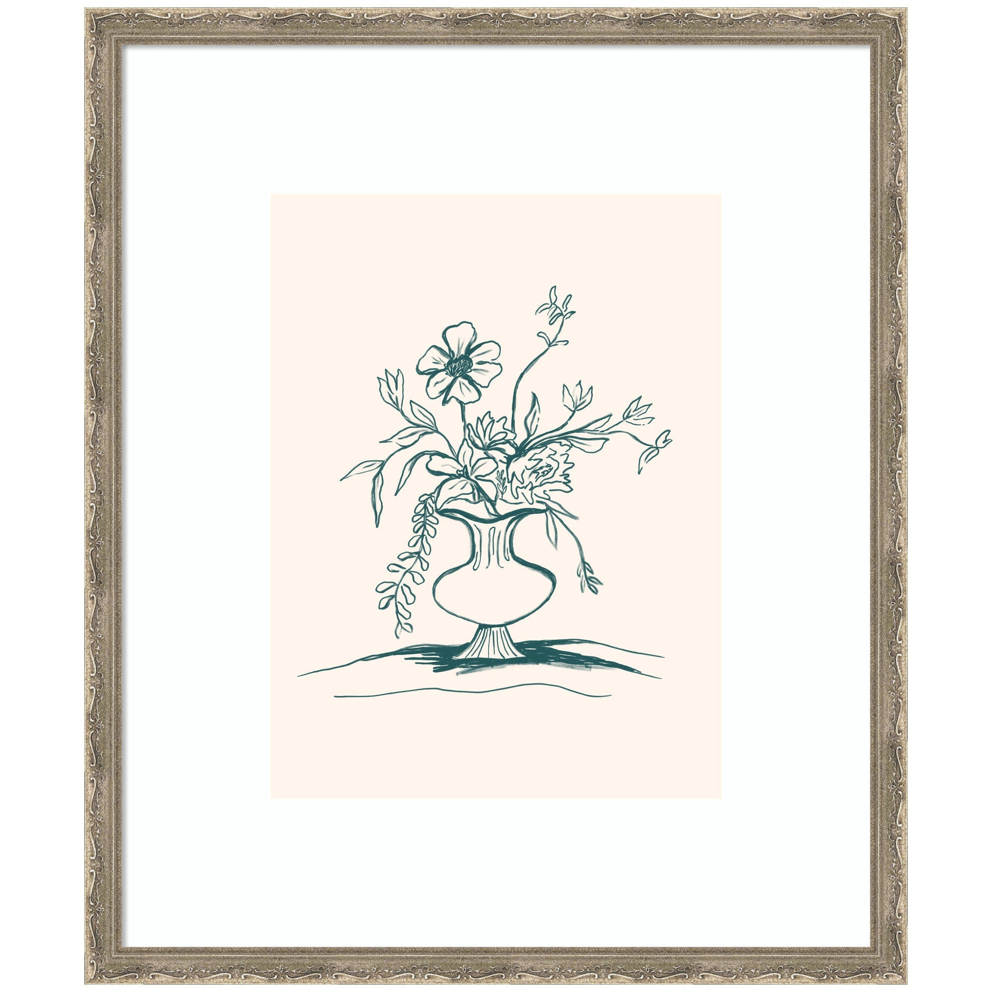 Framed Art Summer Stems by Kate Aurelia Holloway